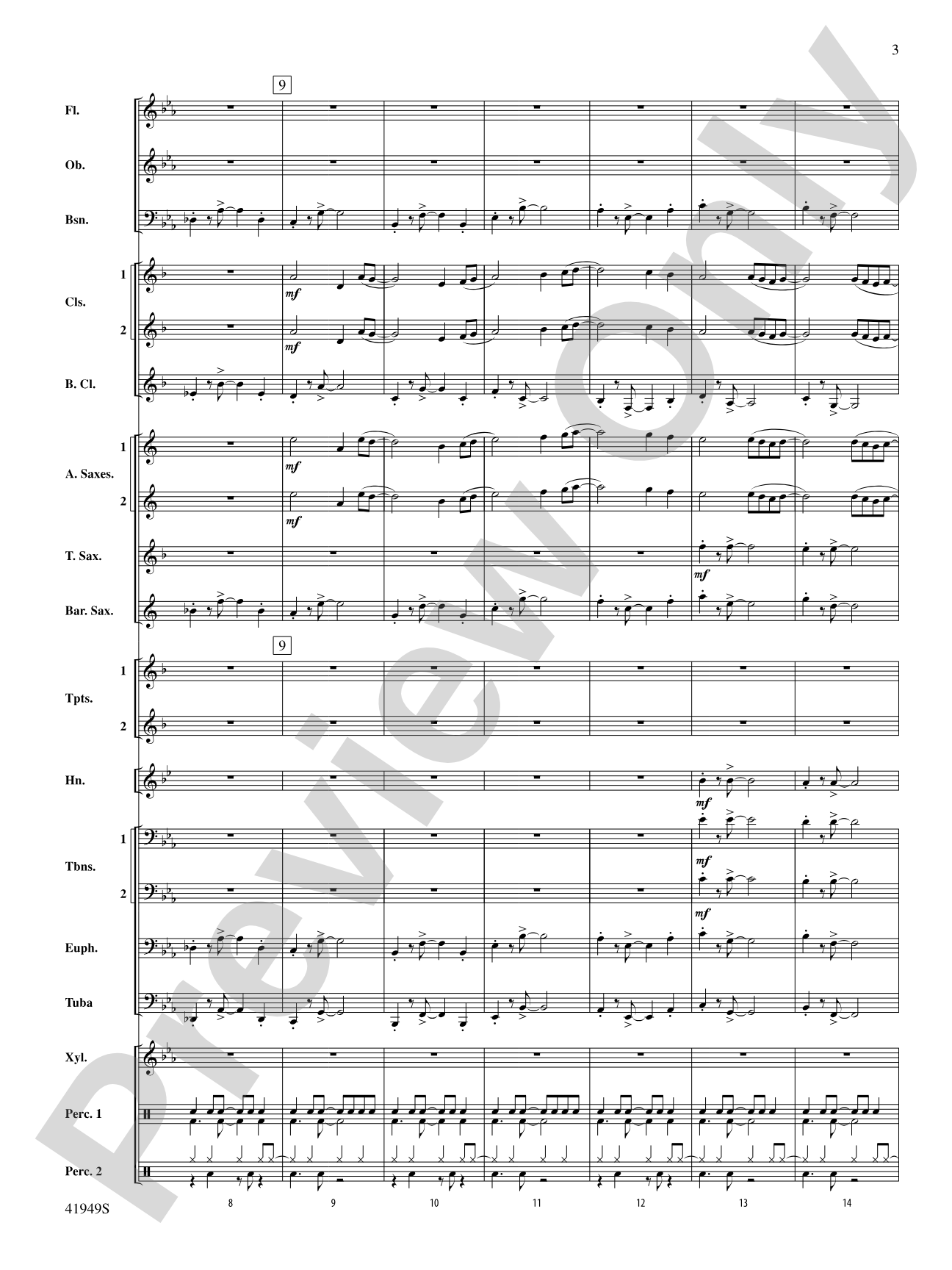 Camino del Sol: Concert Band Conductor Score & Parts