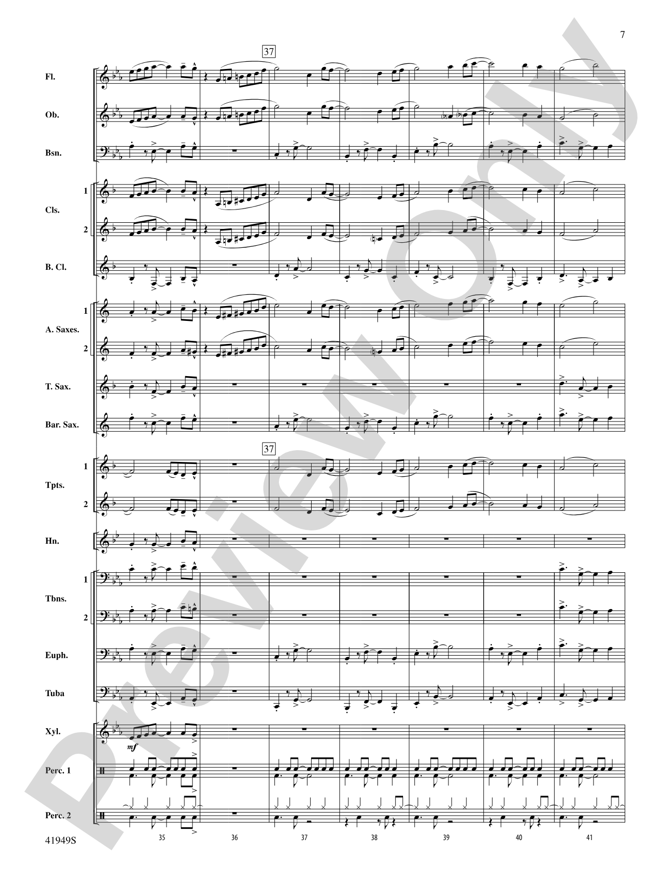 Camino del Sol: Concert Band Conductor Score & Parts