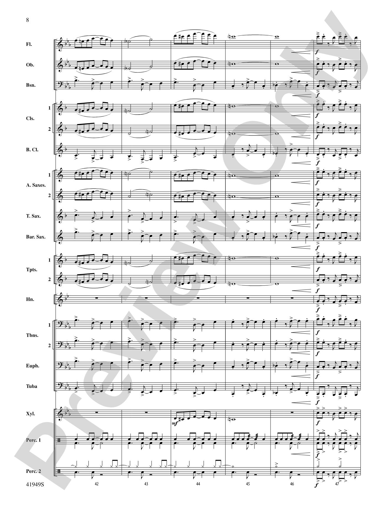Camino del Sol: Concert Band Conductor Score & Parts