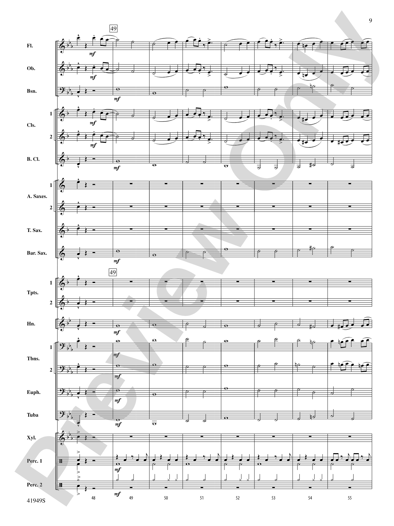 Camino del Sol: Concert Band Conductor Score & Parts