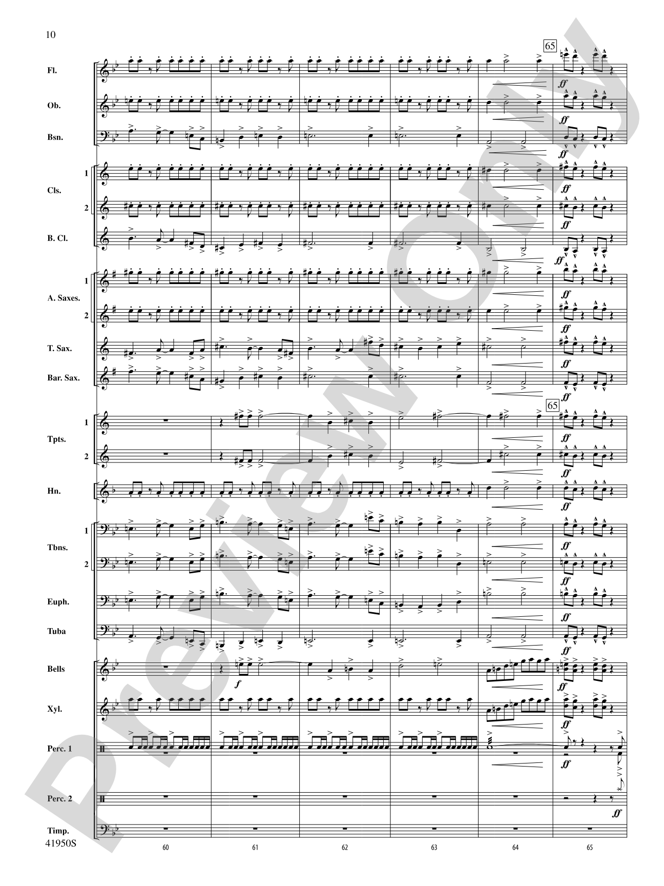 Mechanism: Concert Band Conductor Score & Parts