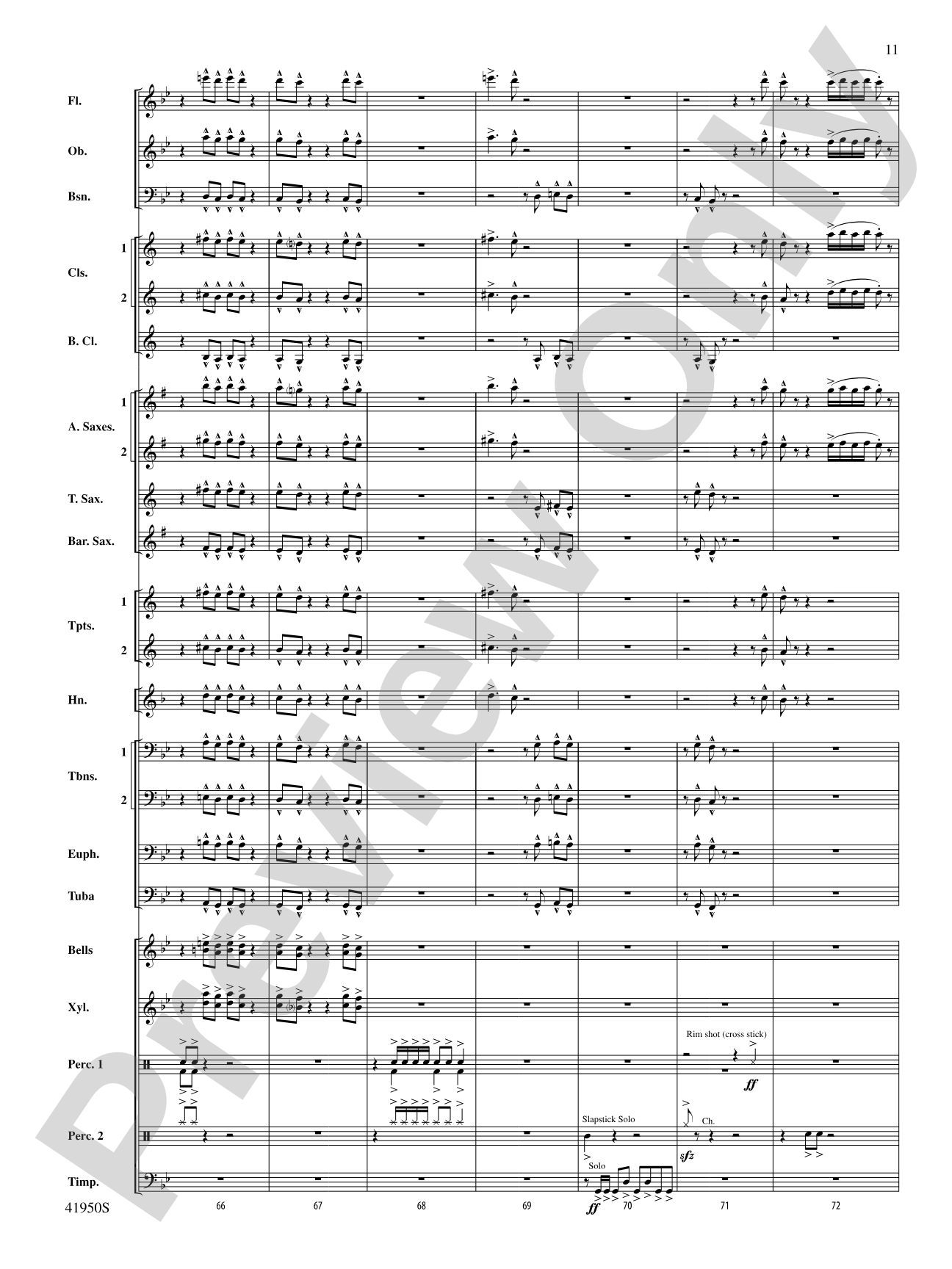 Mechanism: Concert Band Conductor Score & Parts