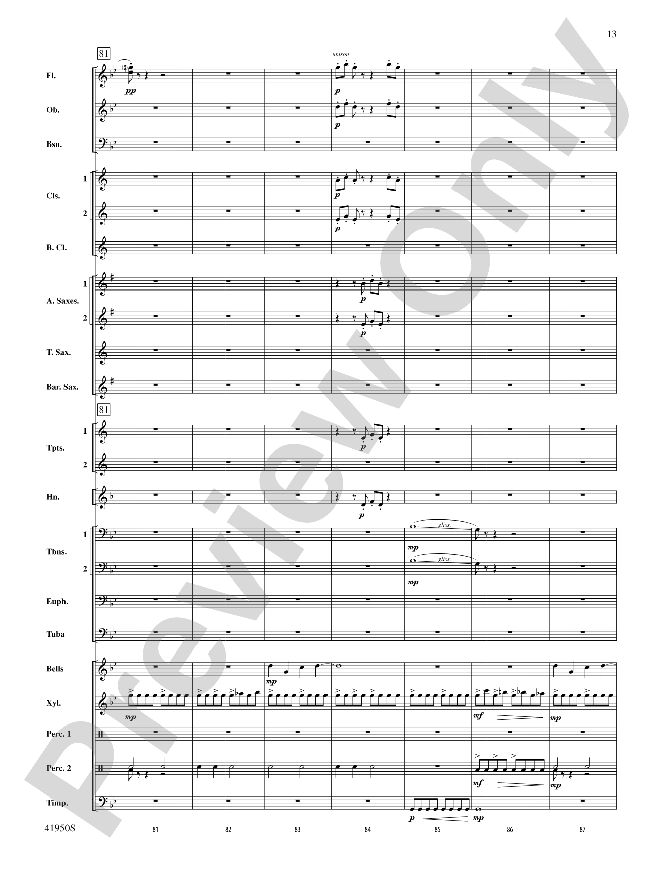 Mechanism: Concert Band Conductor Score & Parts