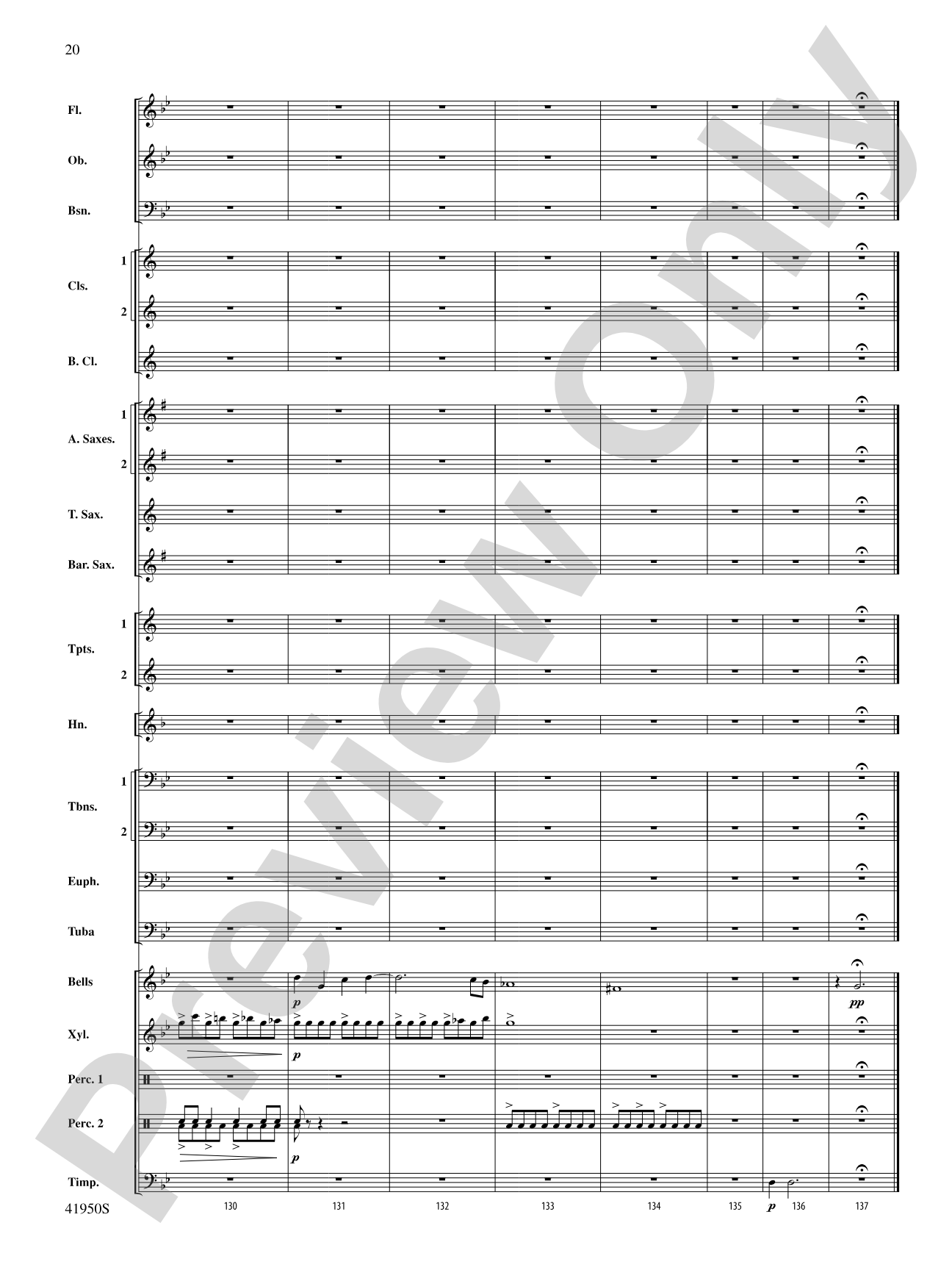 Mechanism: Concert Band Conductor Score & Parts