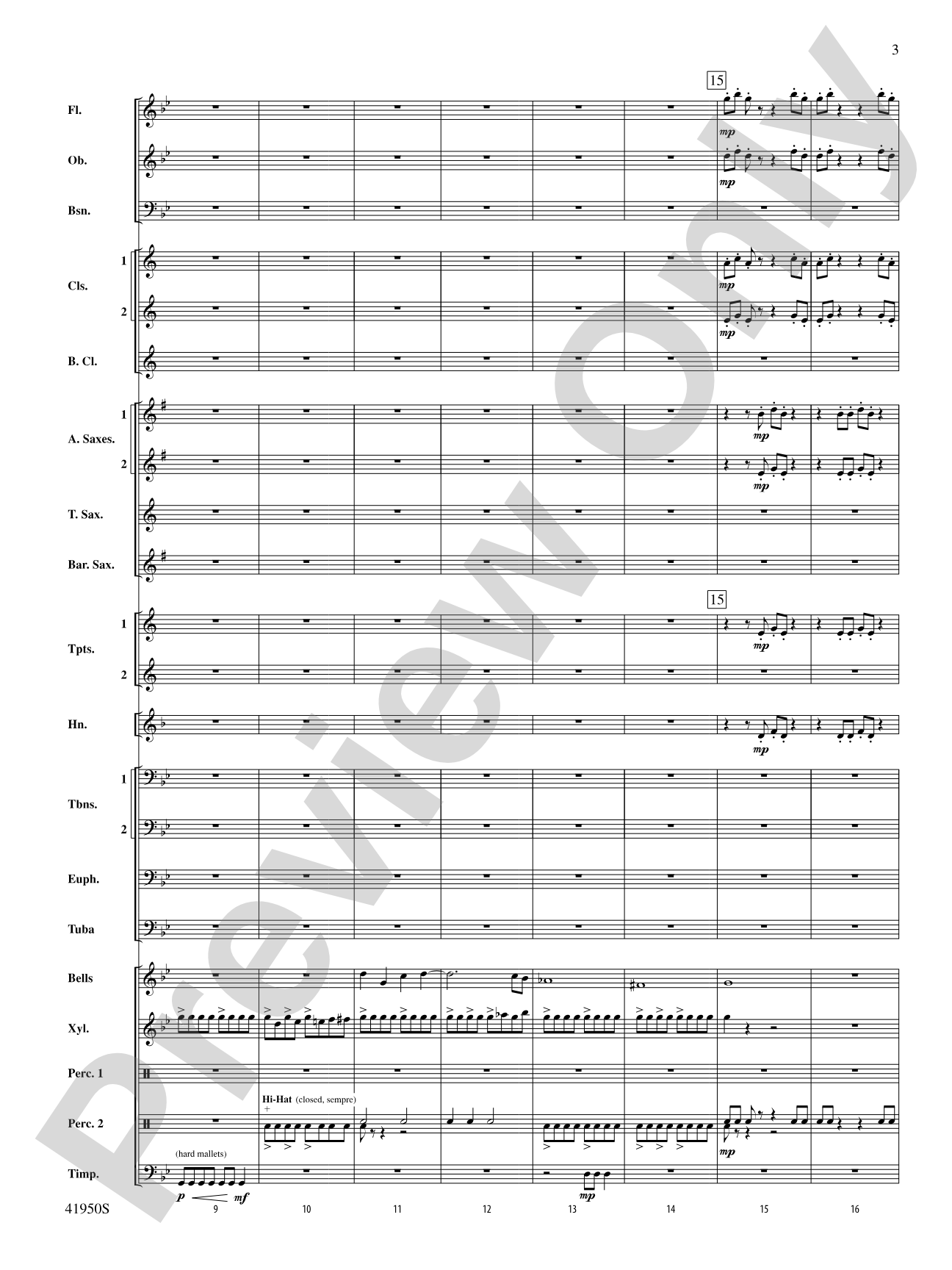 Mechanism: Concert Band Conductor Score & Parts