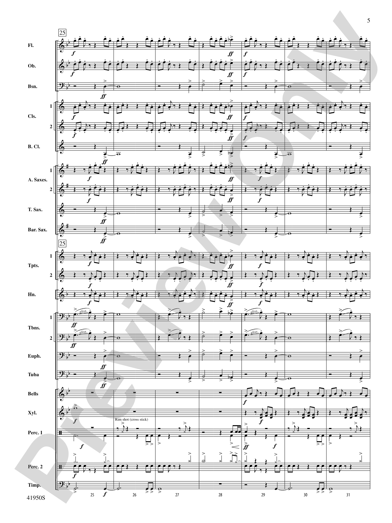 Mechanism: Concert Band Conductor Score & Parts