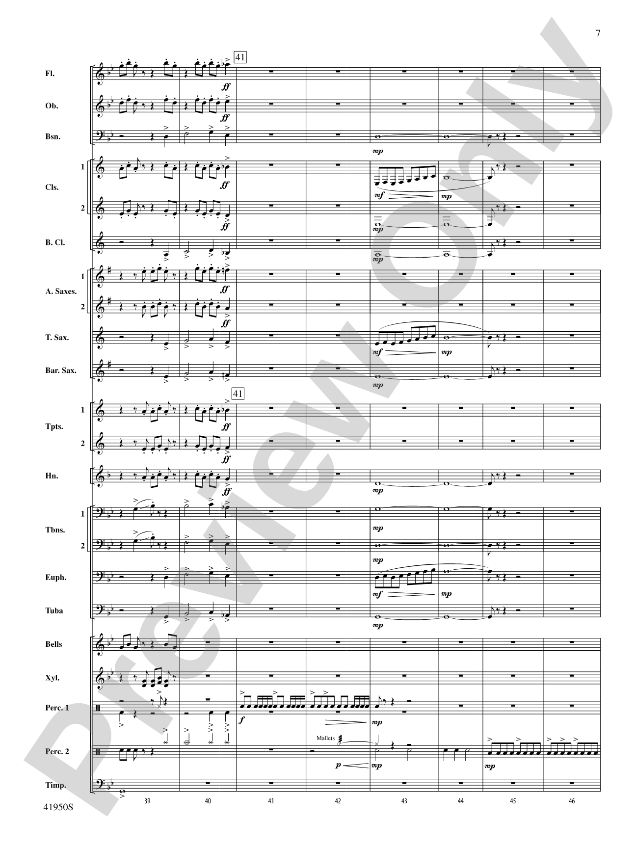 Mechanism: Concert Band Conductor Score & Parts