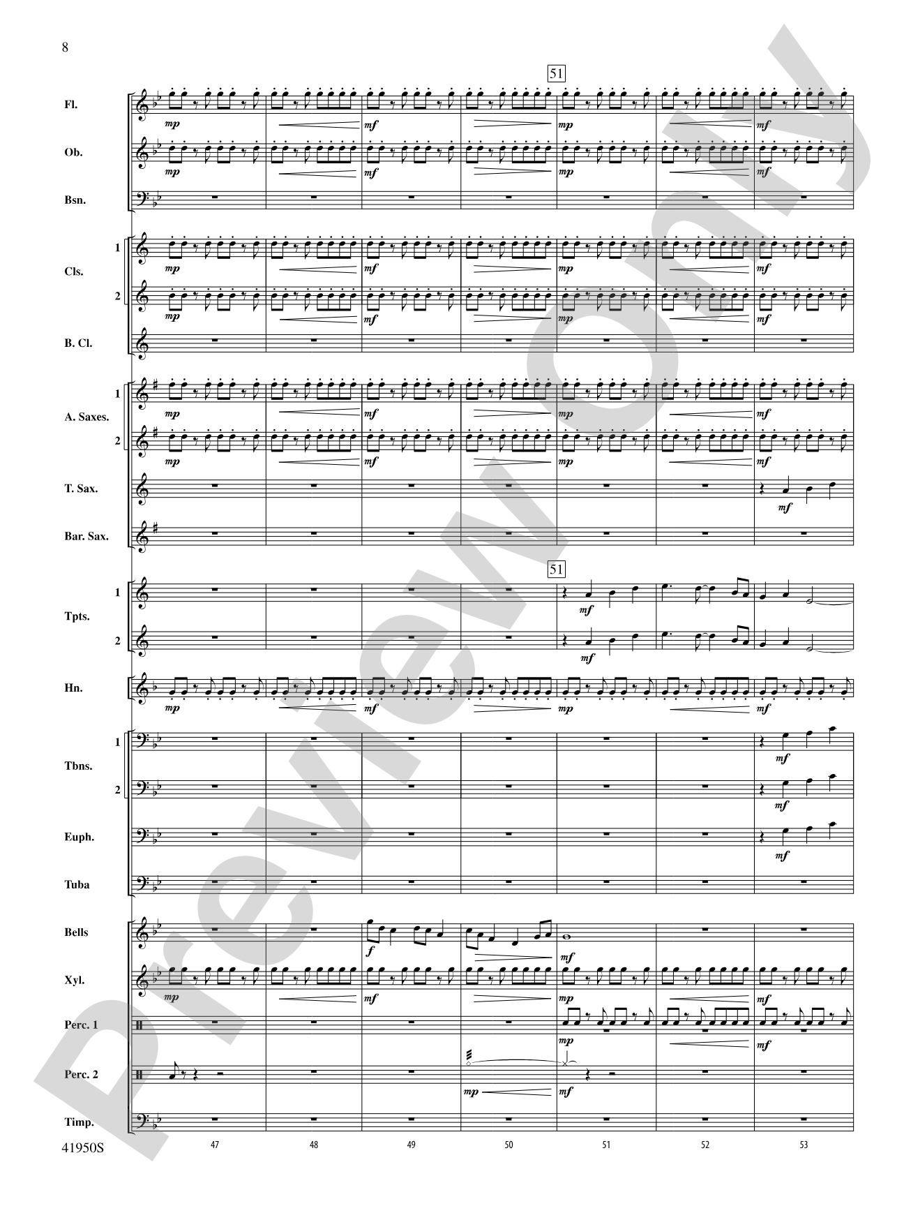 Mechanism: Concert Band Conductor Score & Parts