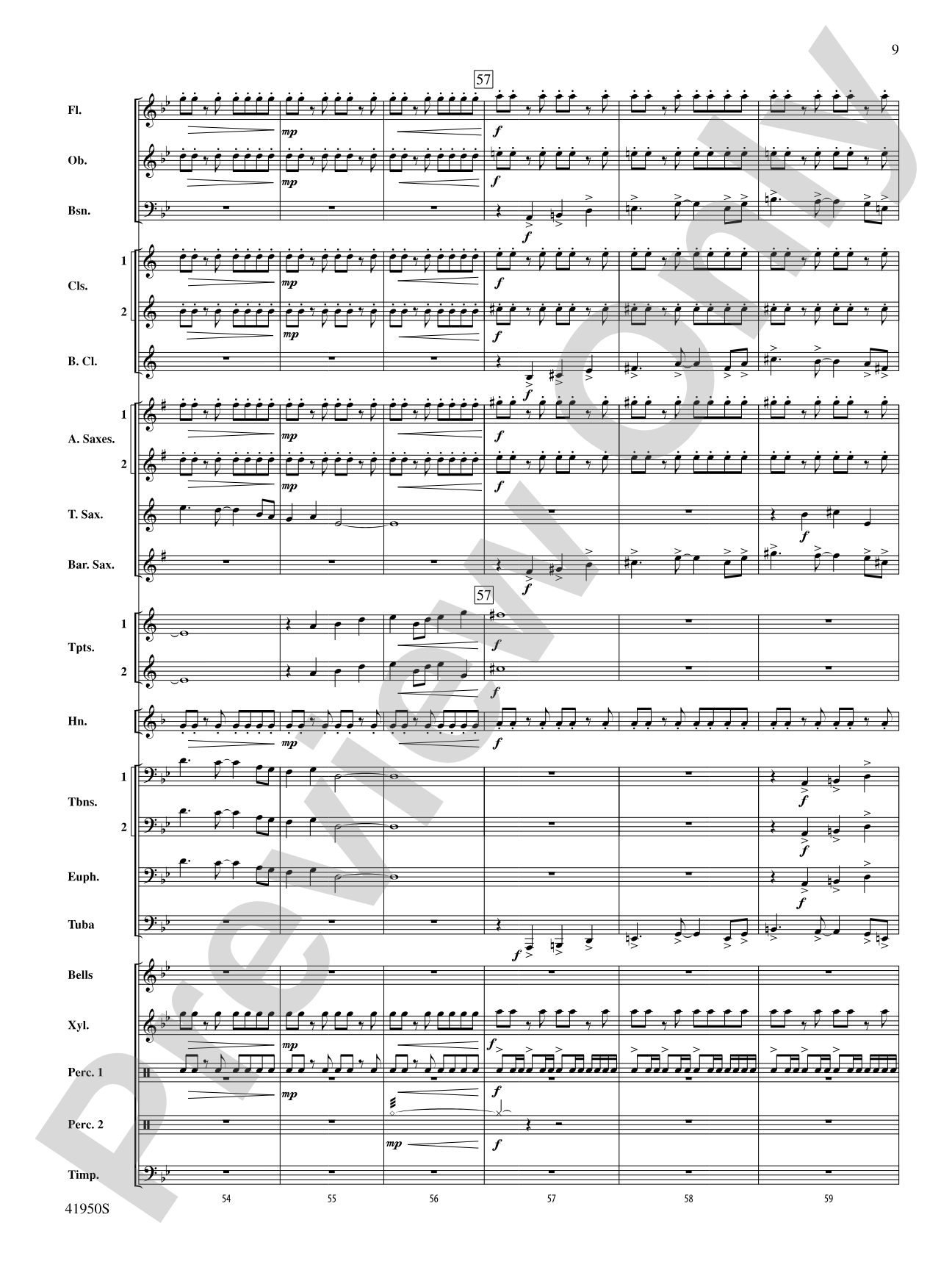 Mechanism: Concert Band Conductor Score & Parts