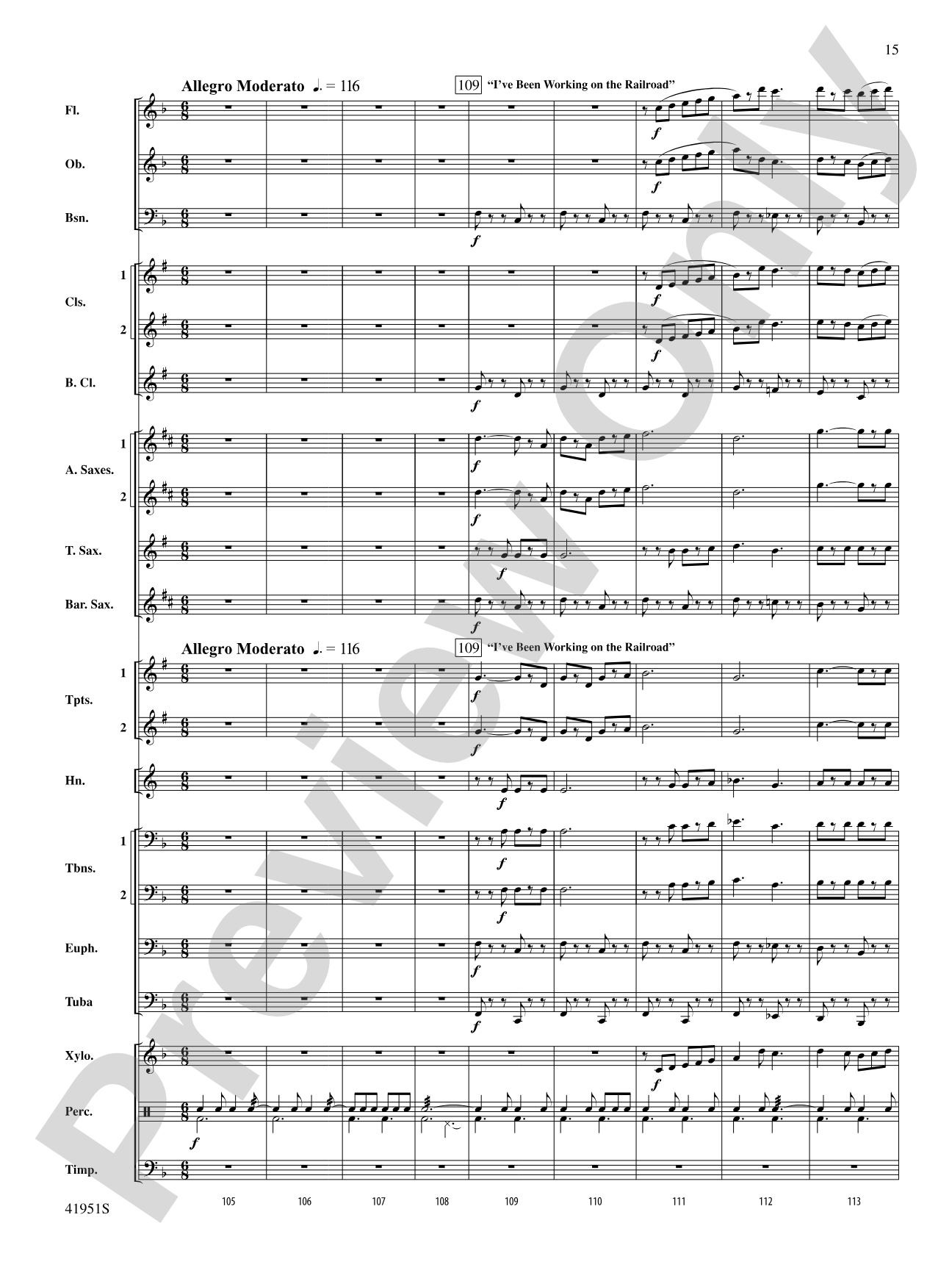 Hobo Train: Concert Band Conductor Score & Parts