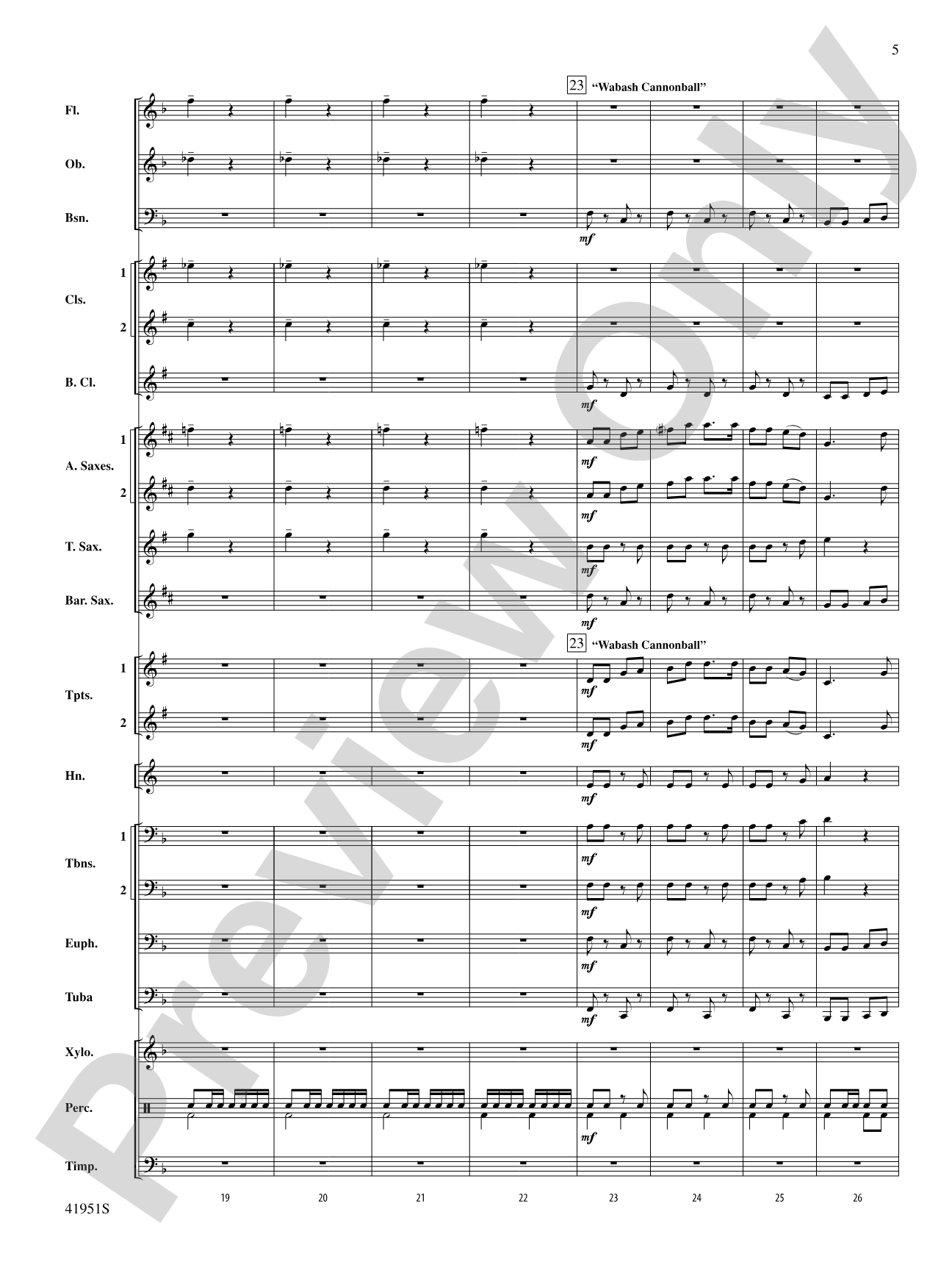 Hobo Train: Concert Band Conductor Score & Parts