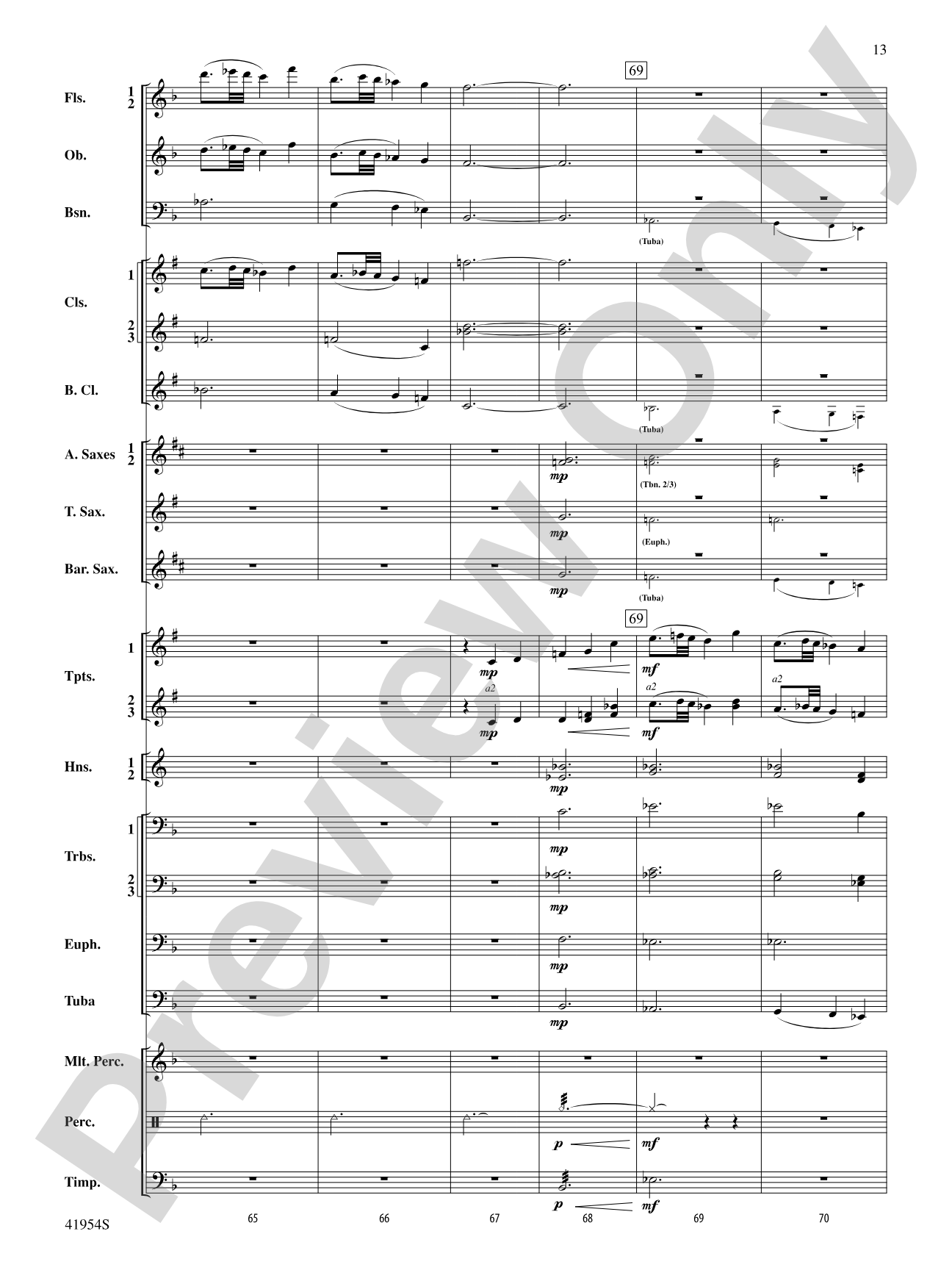 The Red Covered Bridge: Concert Band Conductor Score & Parts