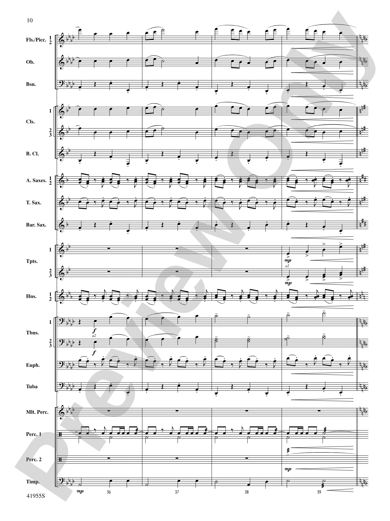 Overture to a New Horizon: Concert Band Conductor Score & Parts