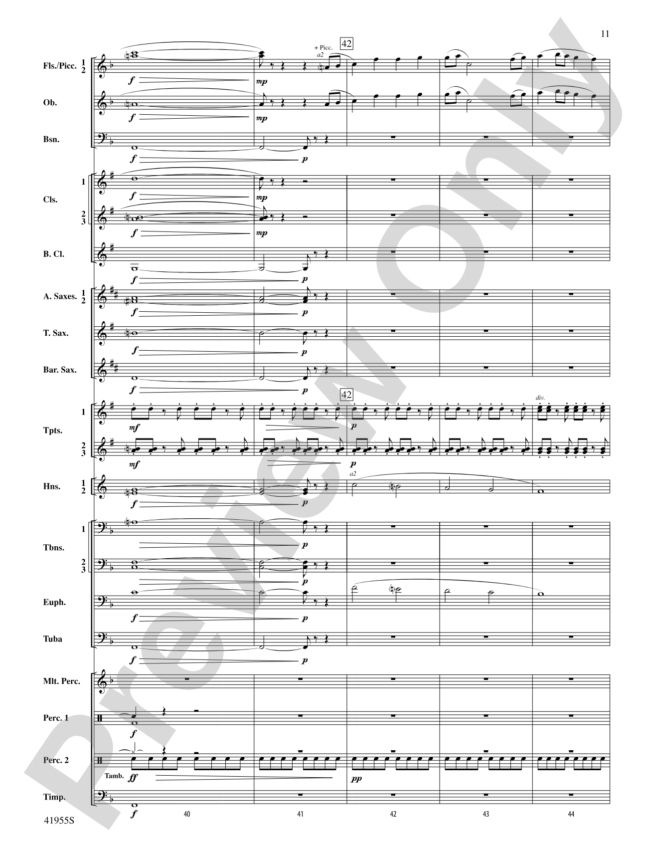 Overture to a New Horizon: Concert Band Conductor Score & Parts