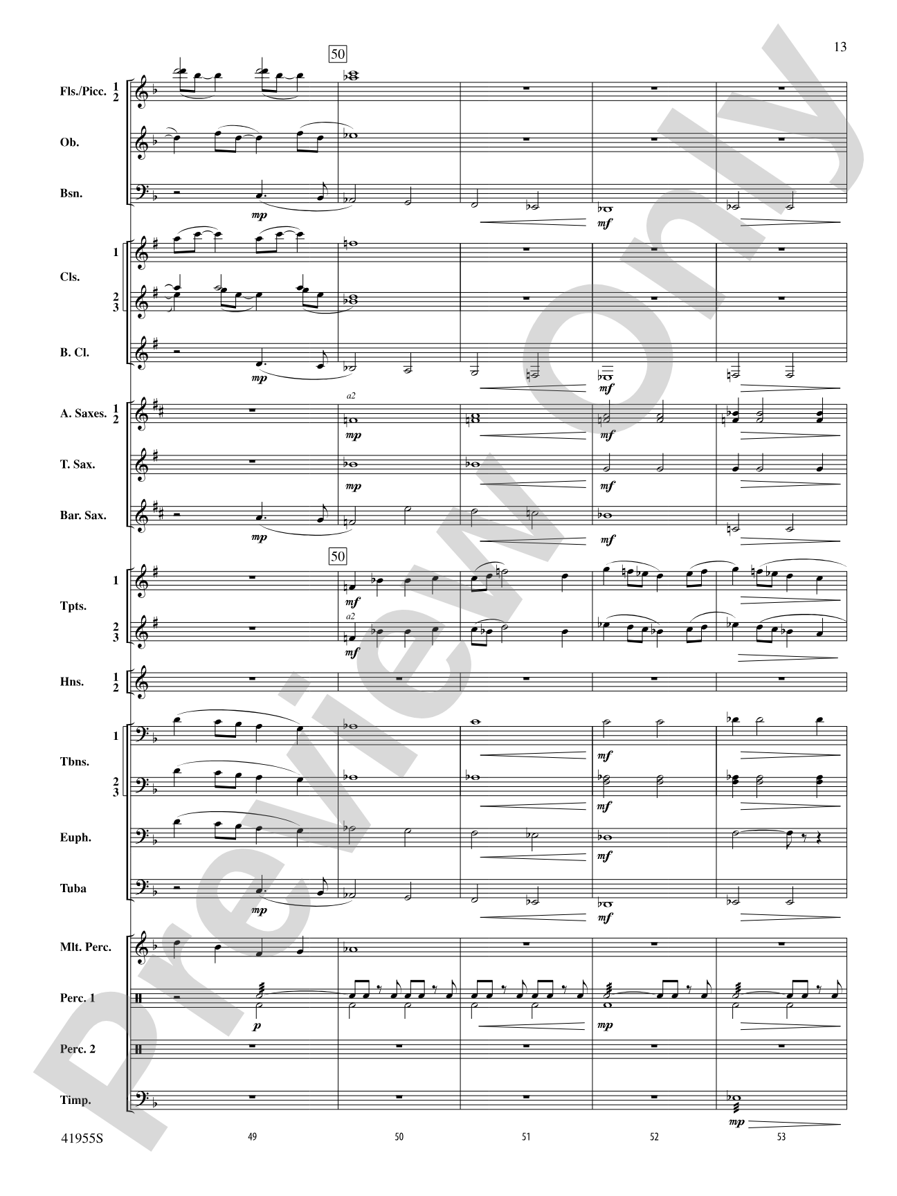 Overture to a New Horizon: Concert Band Conductor Score & Parts