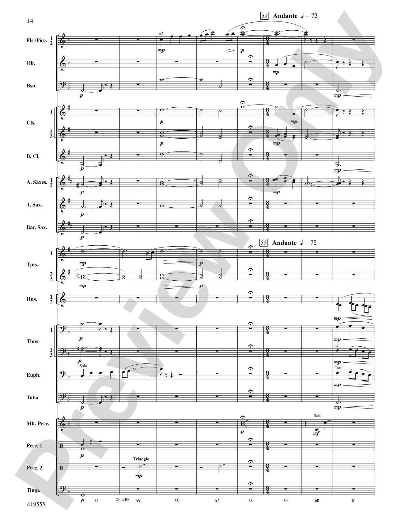 Overture to a New Horizon: Concert Band Conductor Score & Parts