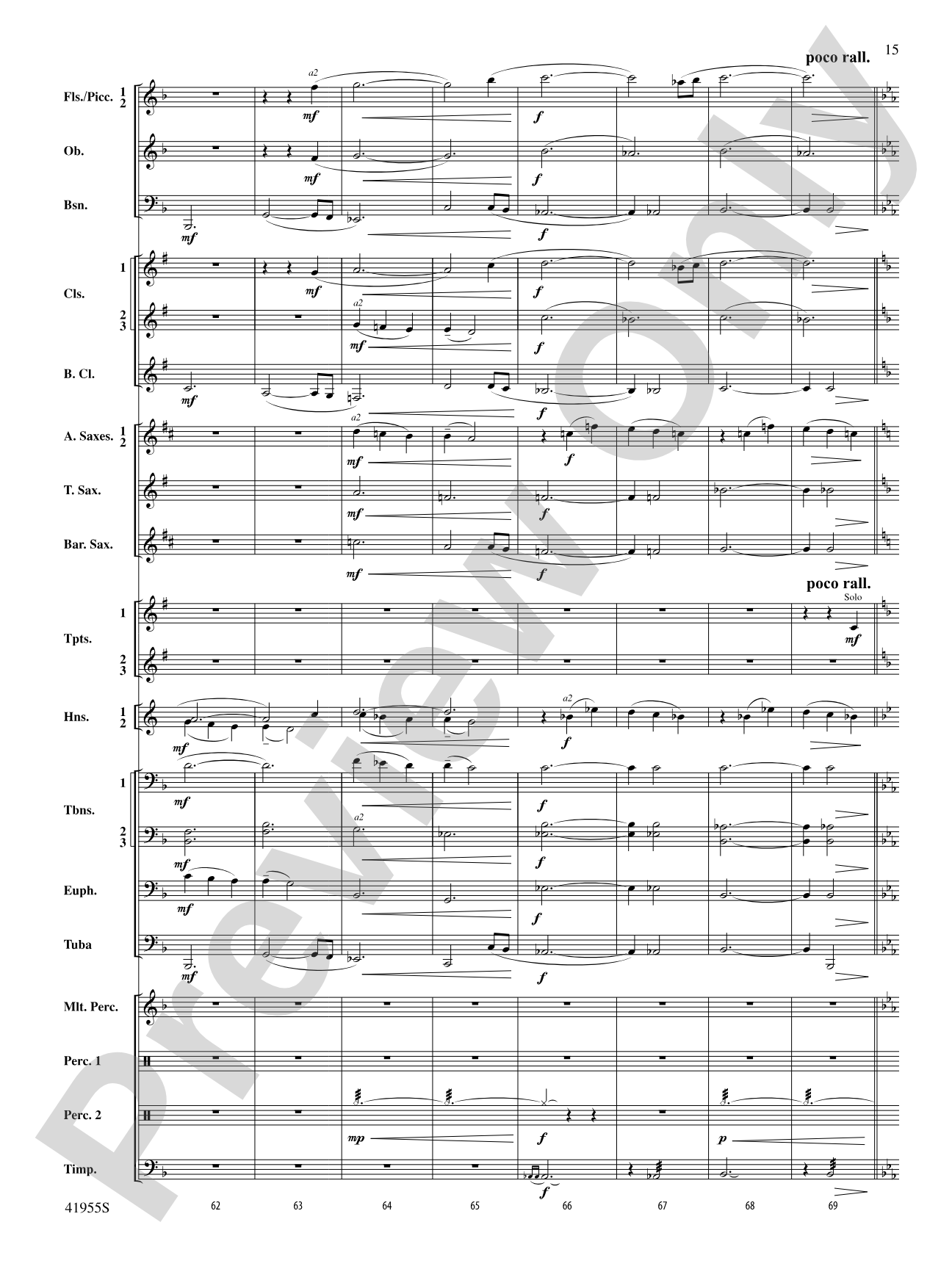 Overture to a New Horizon: Concert Band Conductor Score & Parts