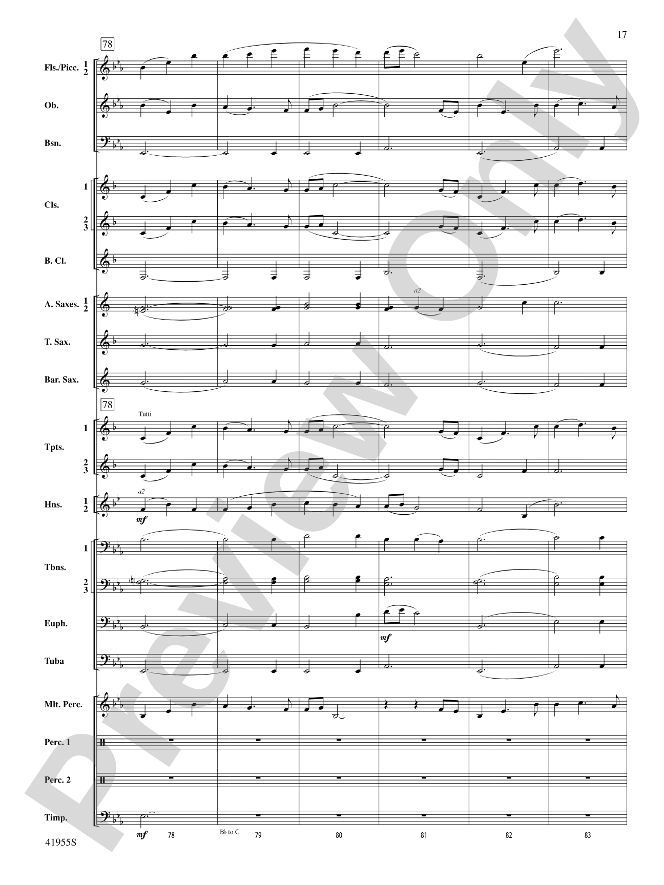 Overture to a New Horizon: Concert Band Conductor Score & Parts