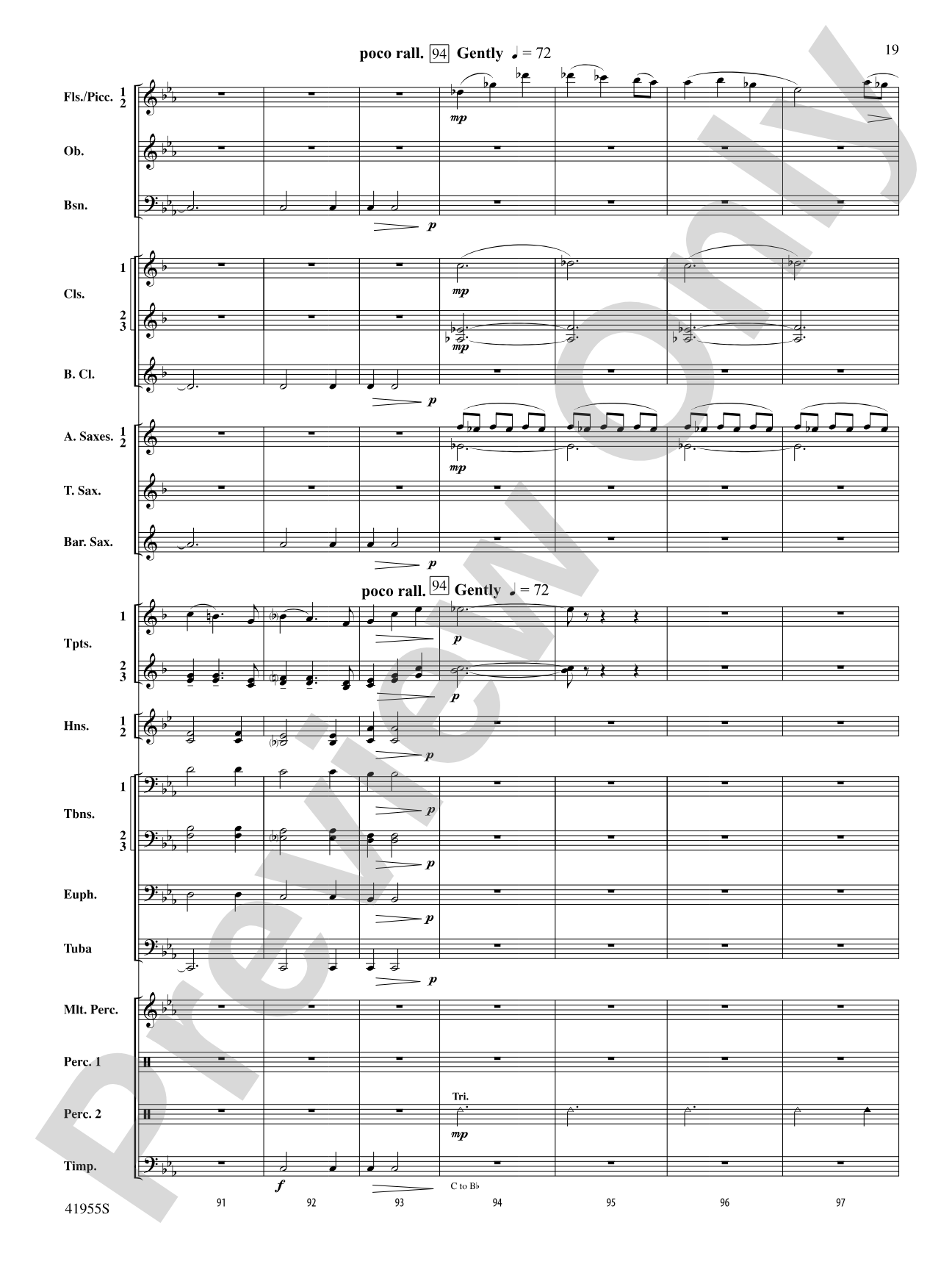 Overture to a New Horizon: Concert Band Conductor Score & Parts