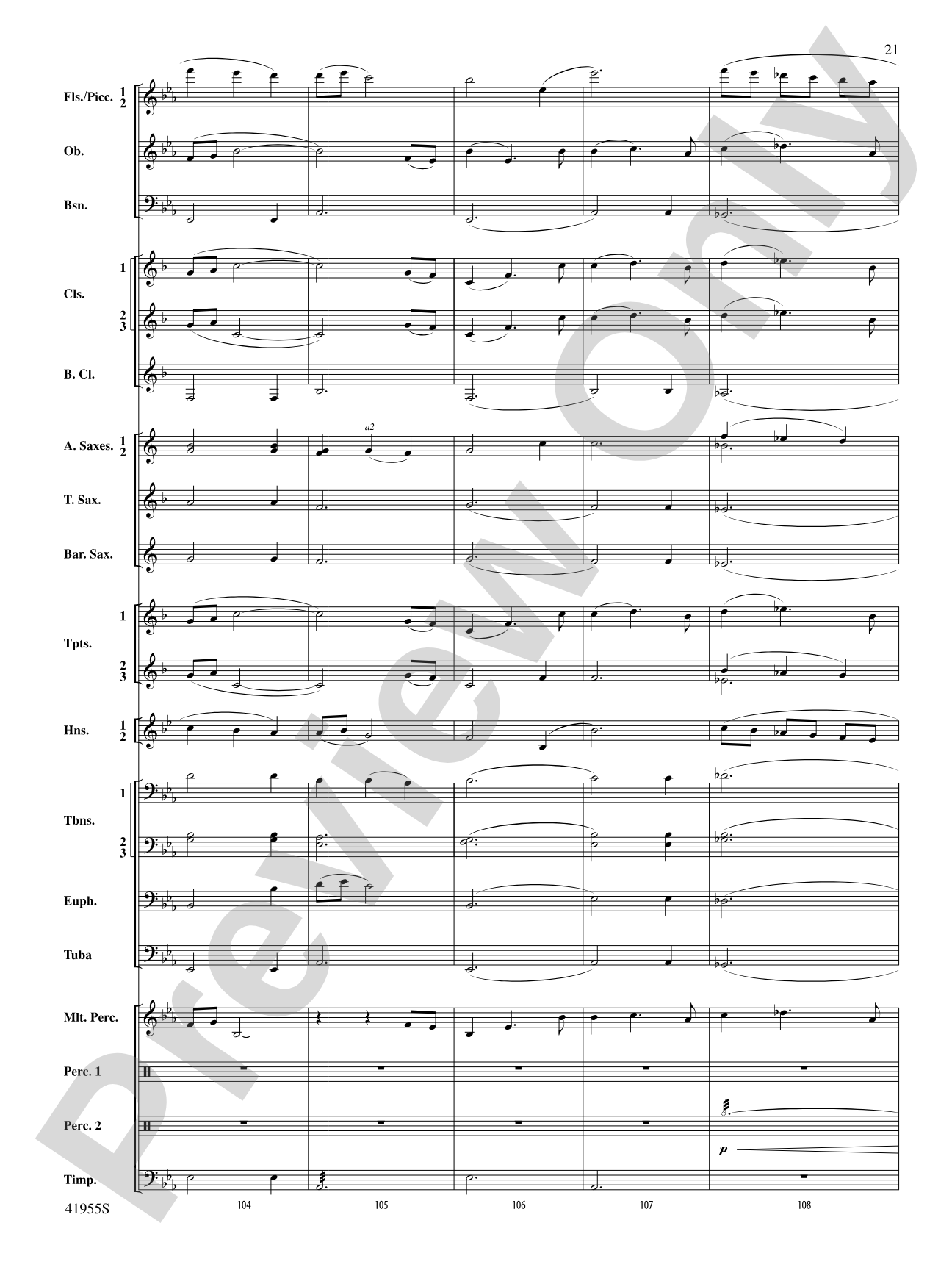 Overture to a New Horizon: Concert Band Conductor Score & Parts