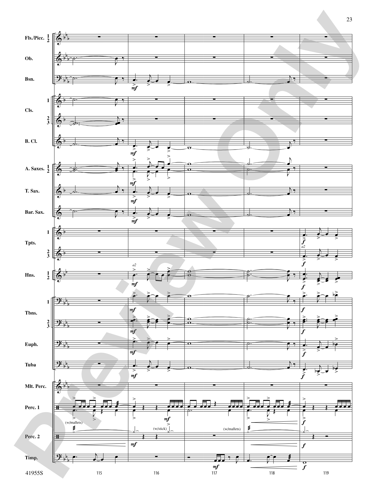 Overture to a New Horizon: Concert Band Conductor Score & Parts