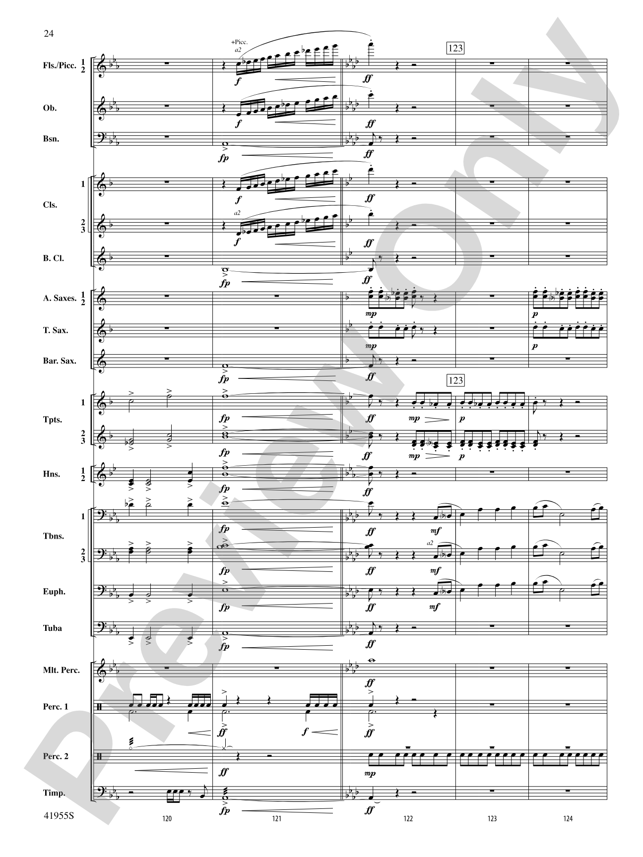 Overture to a New Horizon: Concert Band Conductor Score & Parts