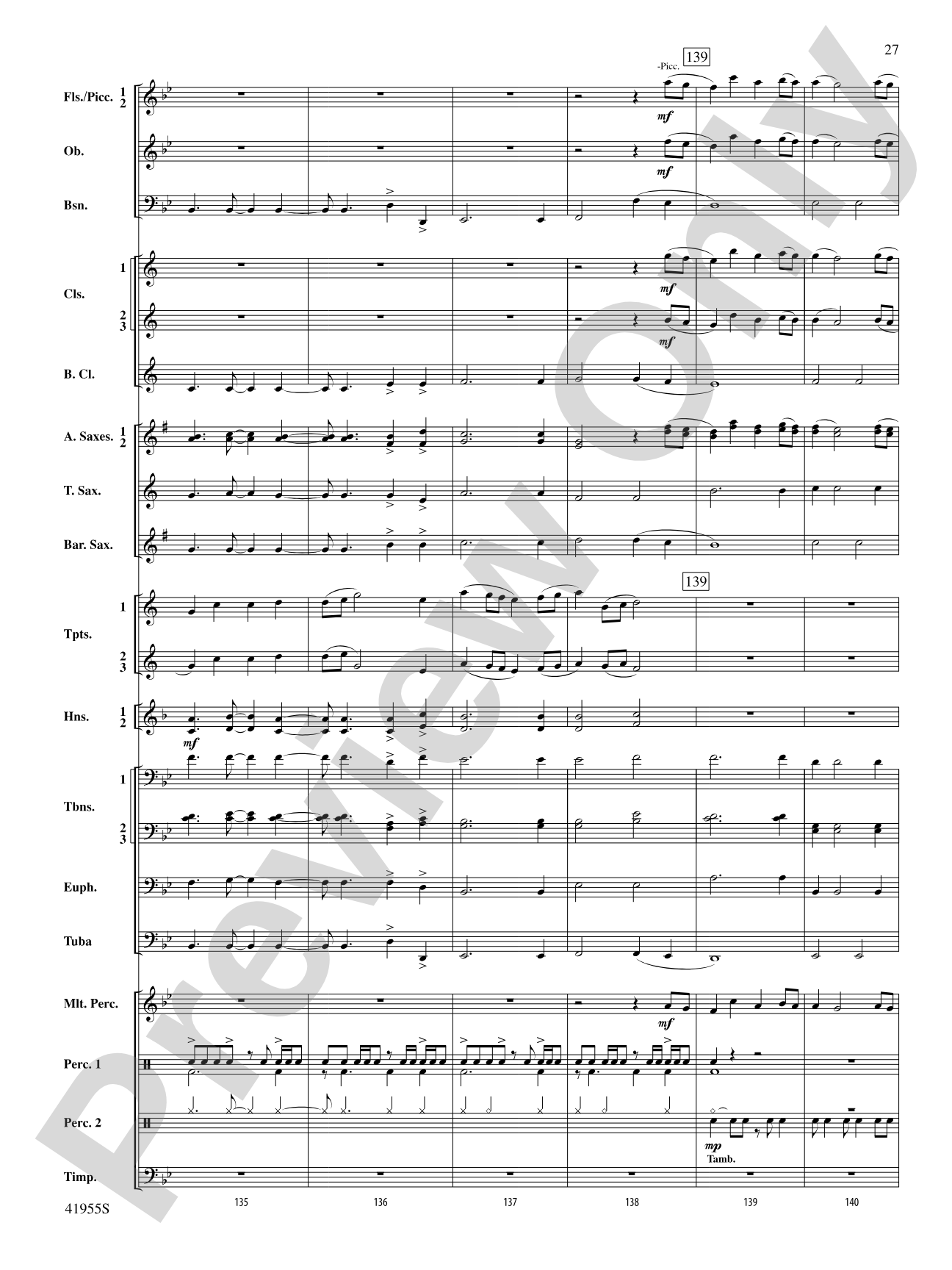 Overture to a New Horizon: Concert Band Conductor Score & Parts