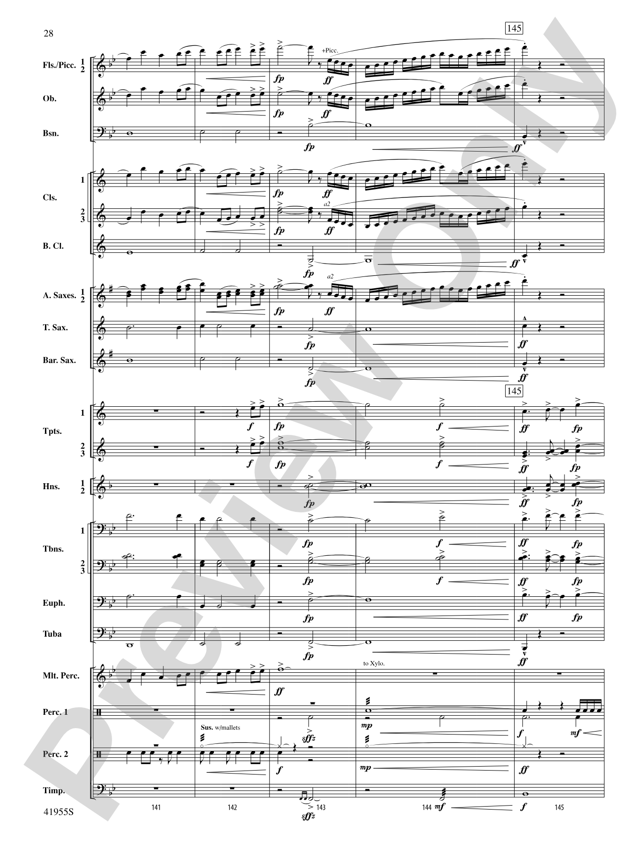 Overture to a New Horizon: Concert Band Conductor Score & Parts
