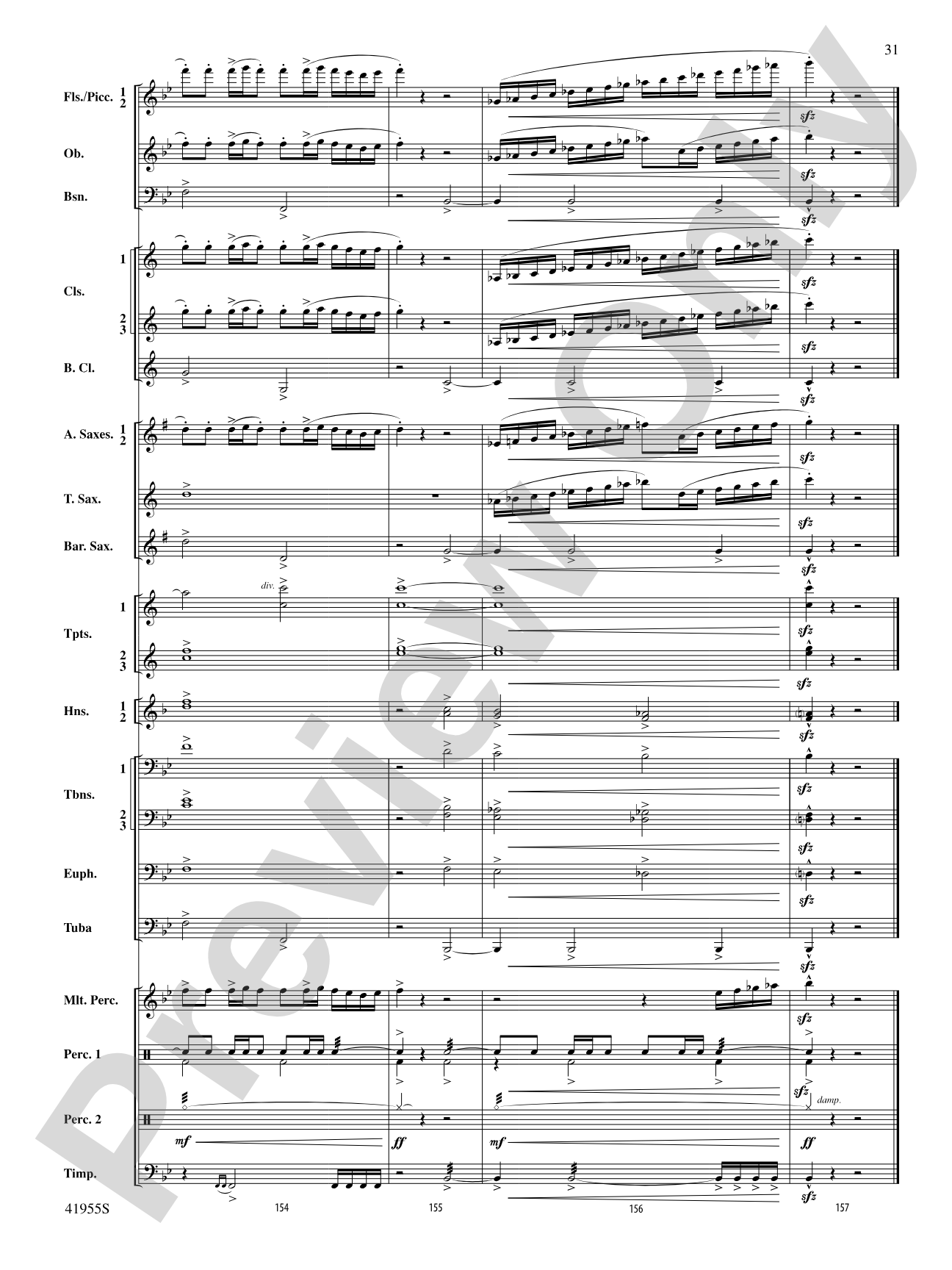 Overture to a New Horizon: Concert Band Conductor Score & Parts