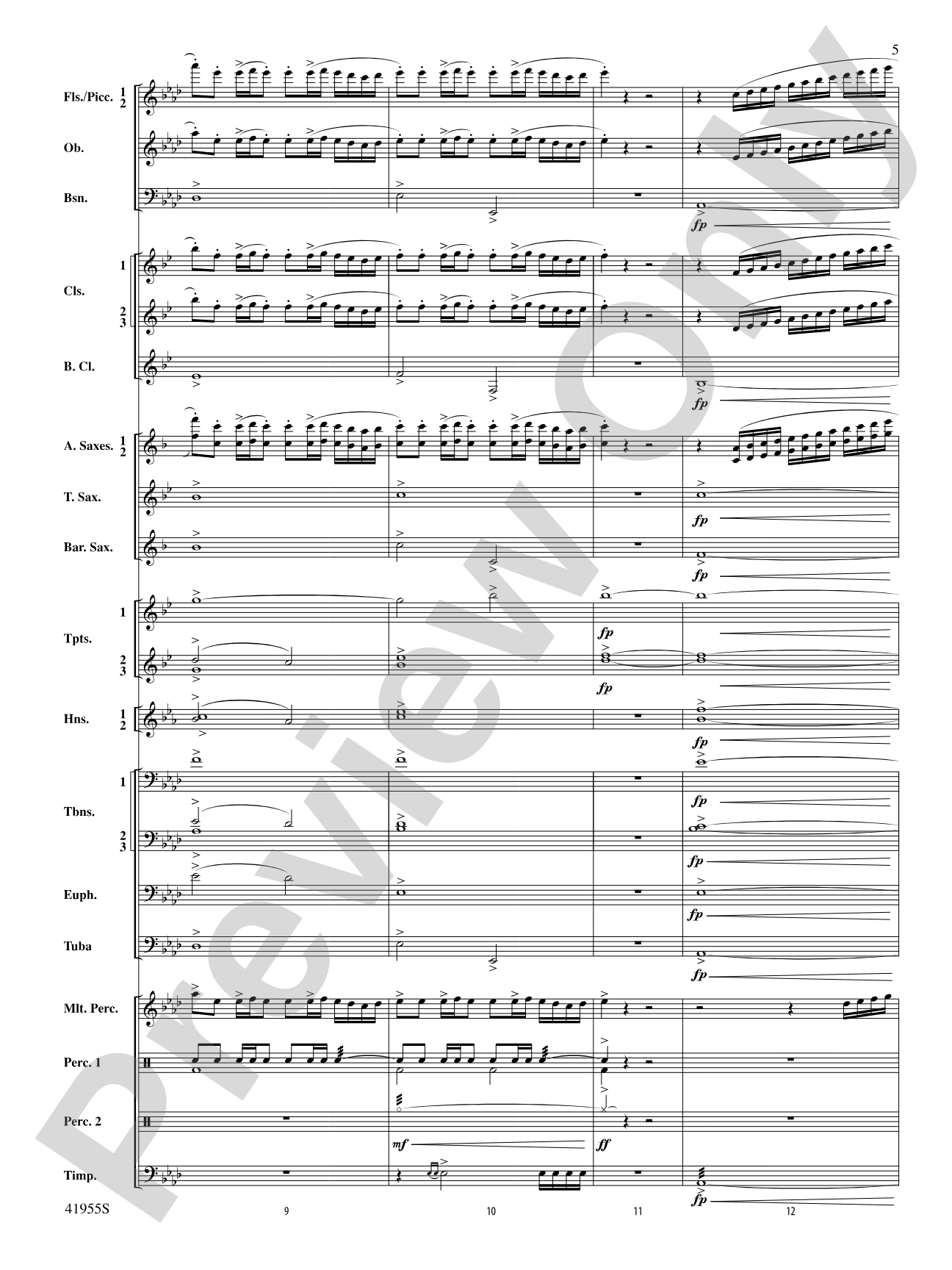 Overture to a New Horizon: Concert Band Conductor Score & Parts