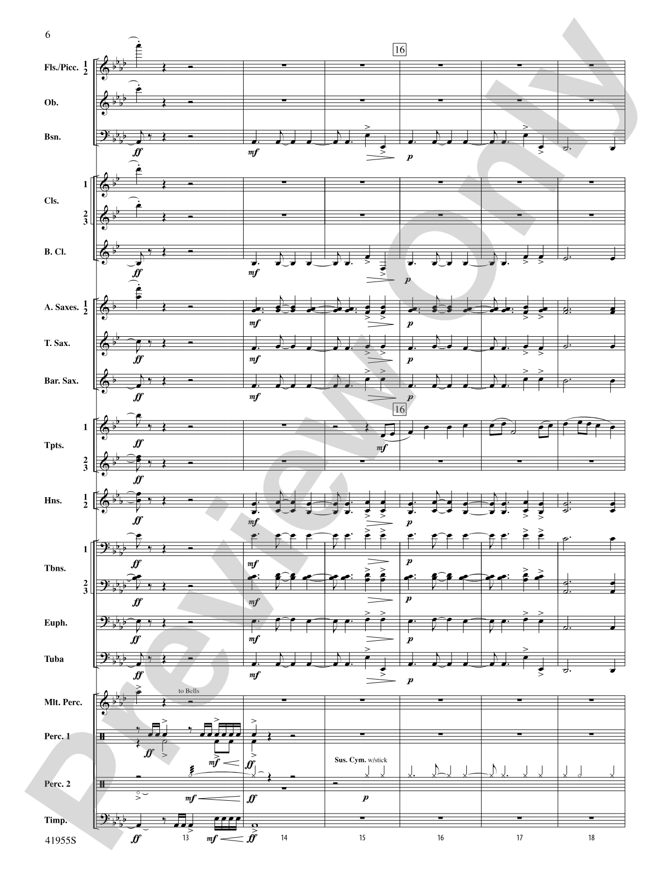 Overture to a New Horizon: Concert Band Conductor Score & Parts