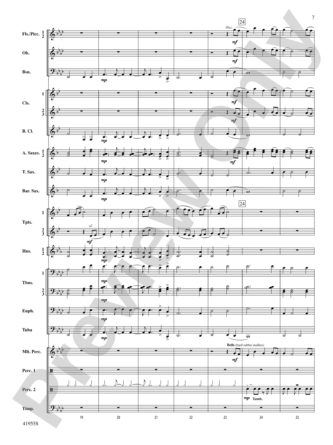 Overture to a New Horizon: Concert Band Conductor Score & Parts
