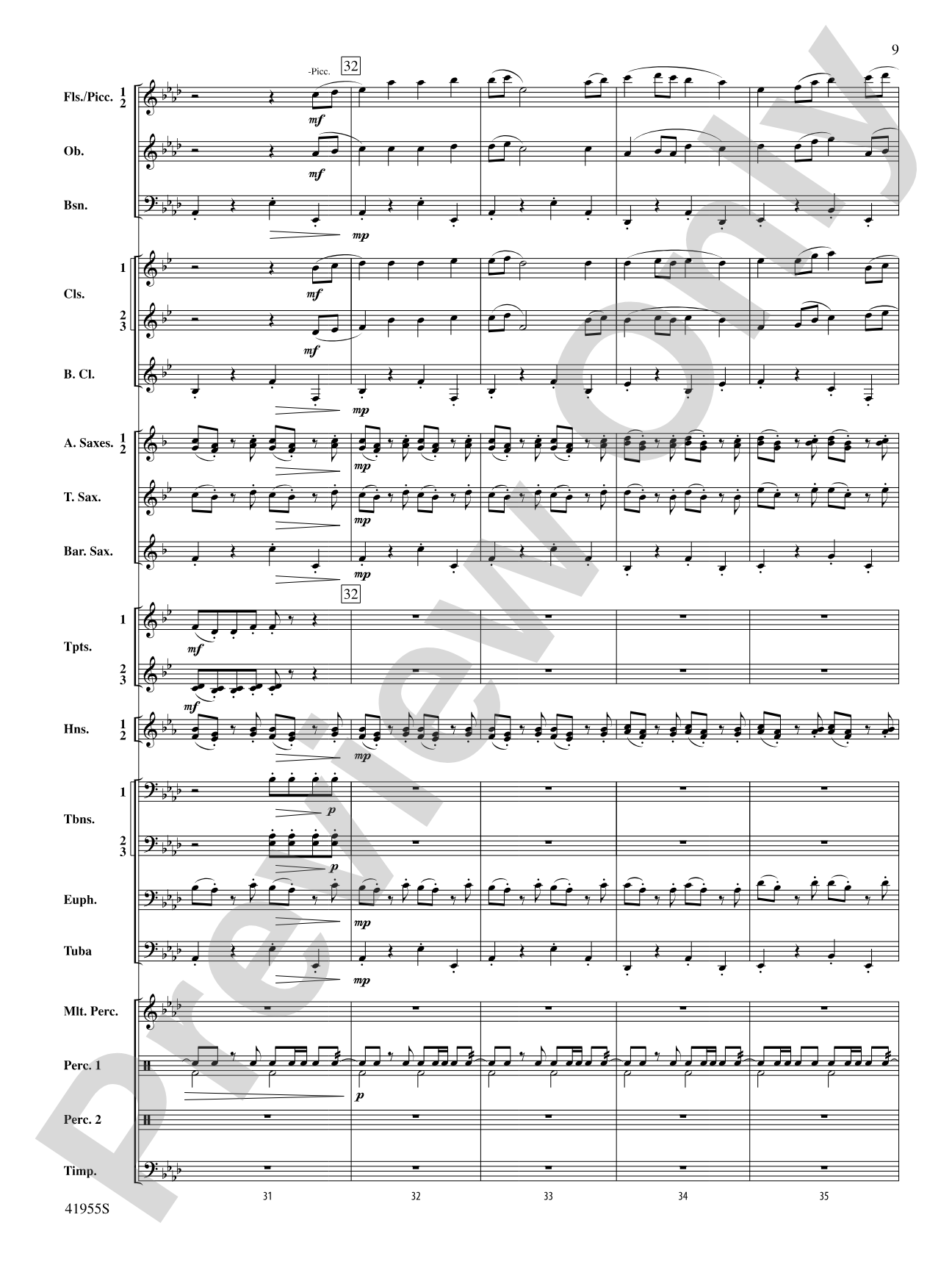 Overture to a New Horizon: Concert Band Conductor Score & Parts