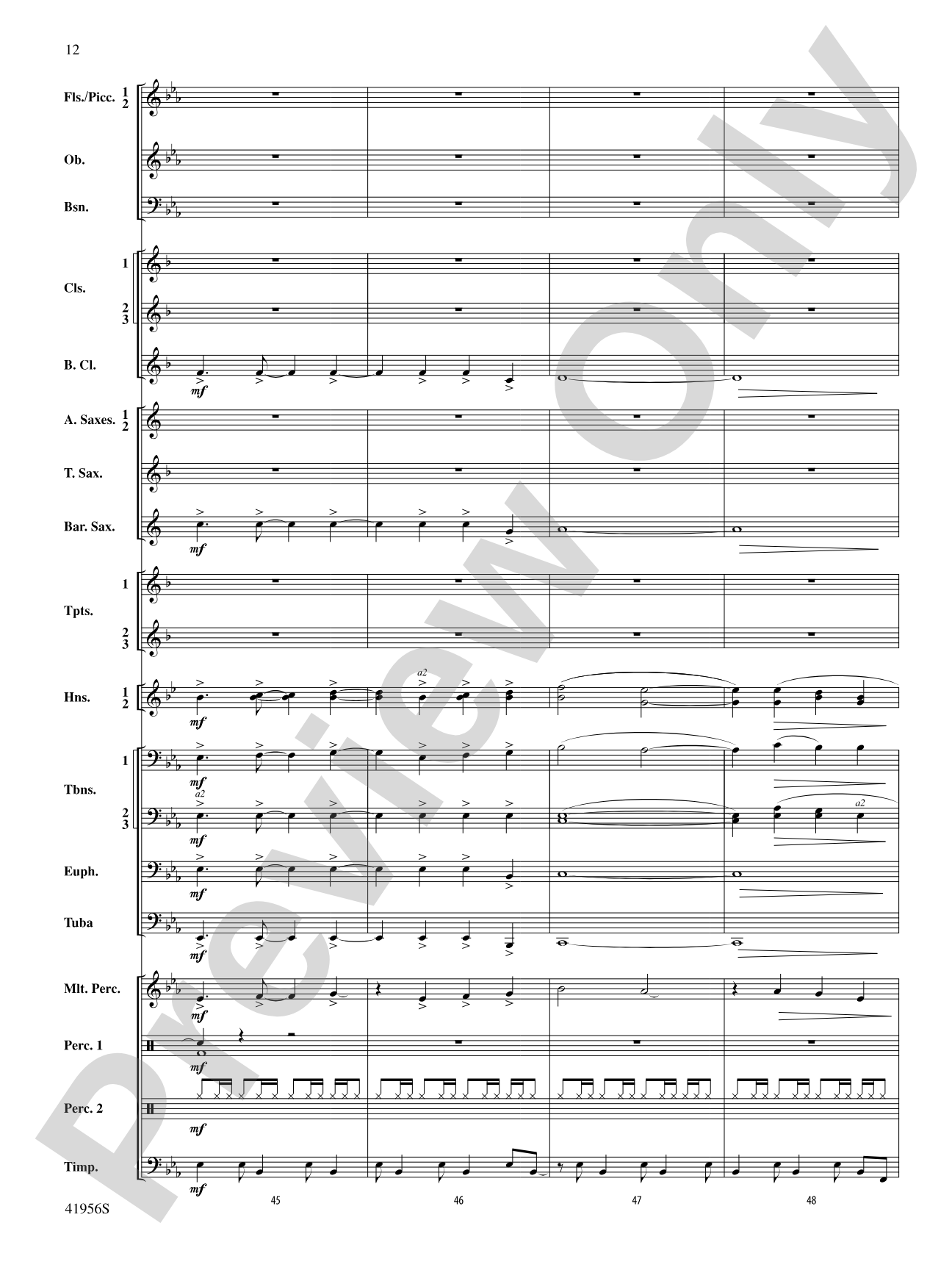 Momentum: Concert Band Conductor Score & Parts