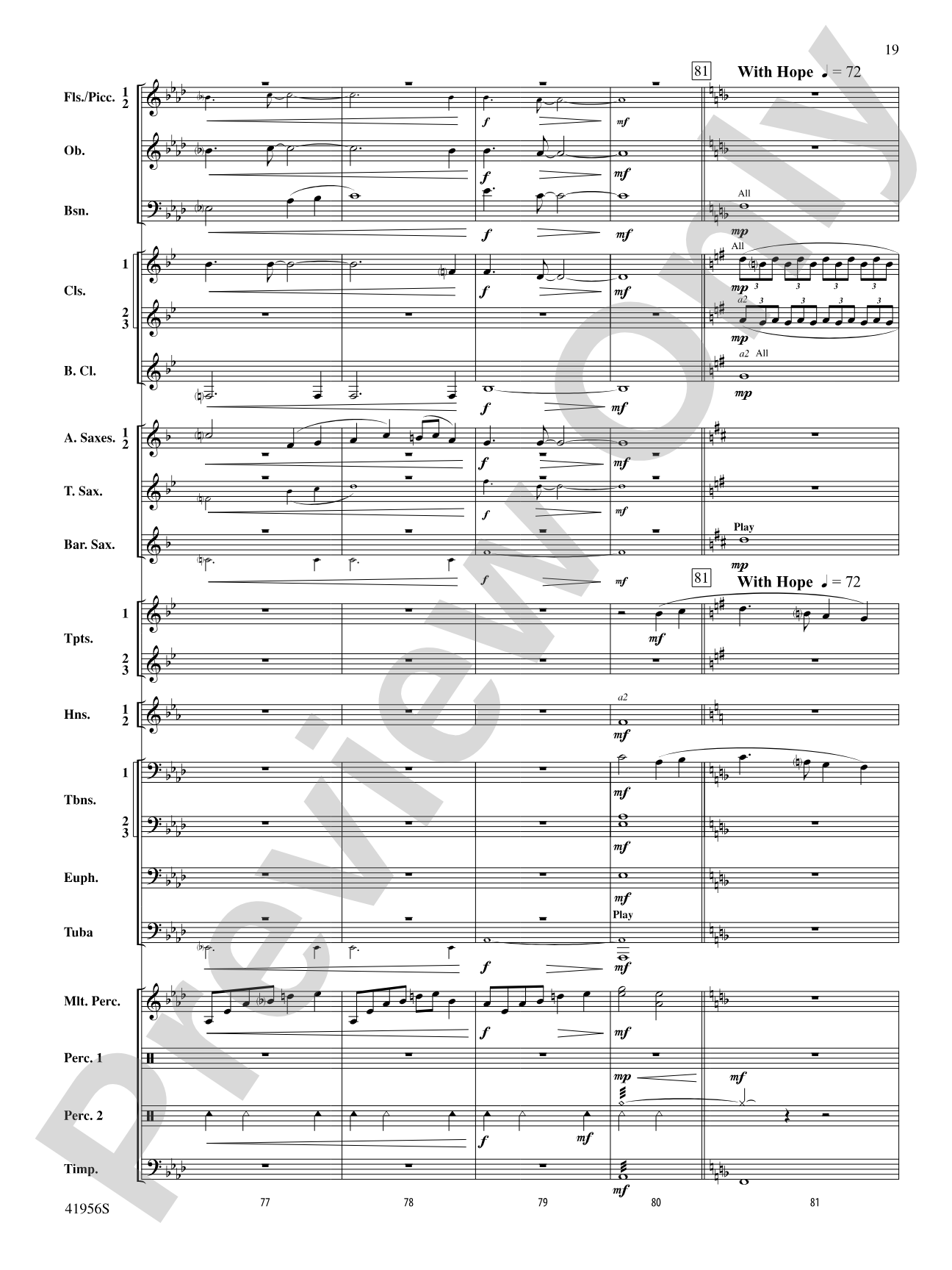 Momentum: Concert Band Conductor Score & Parts