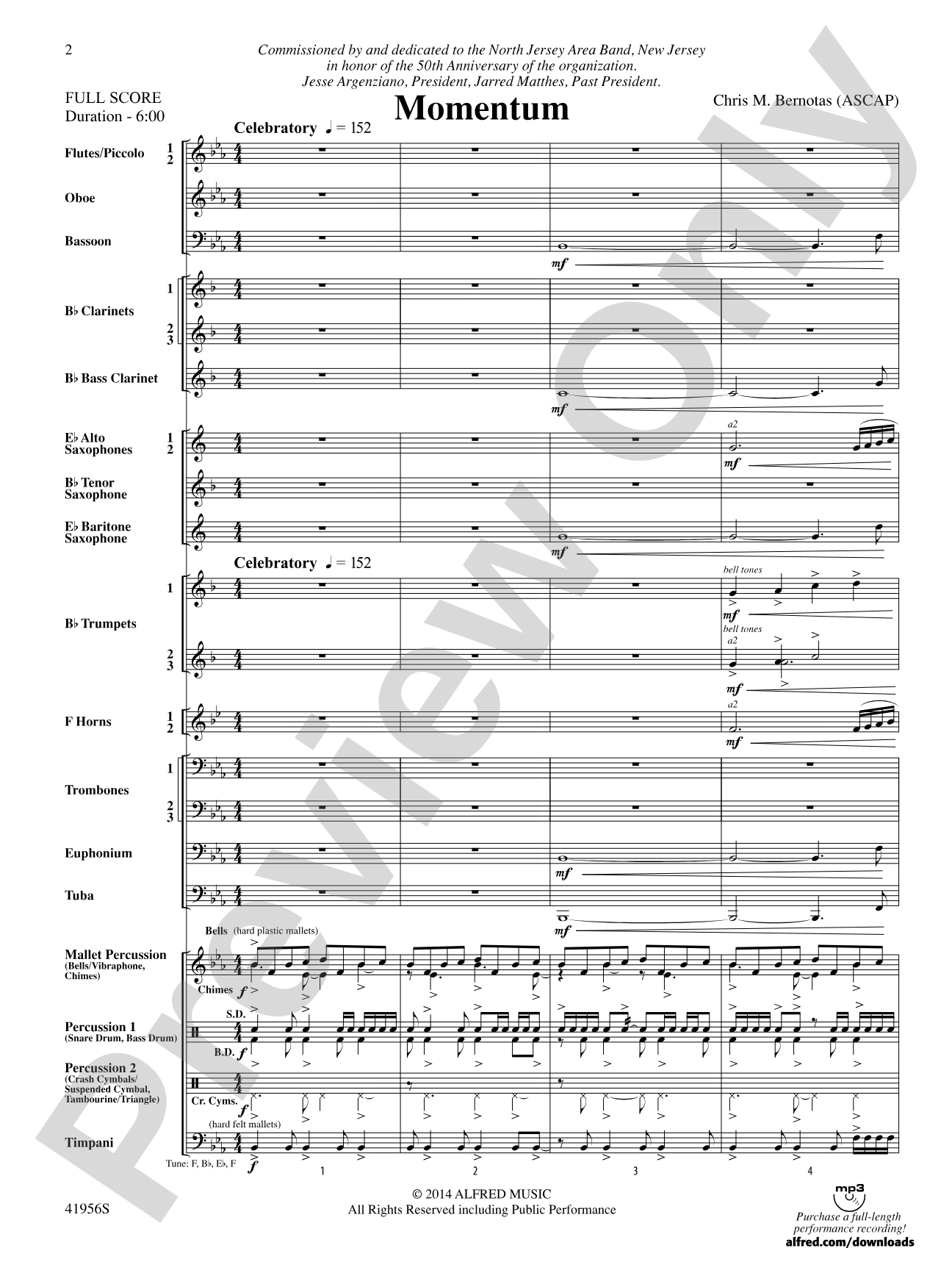 Momentum: Concert Band Conductor Score & Parts