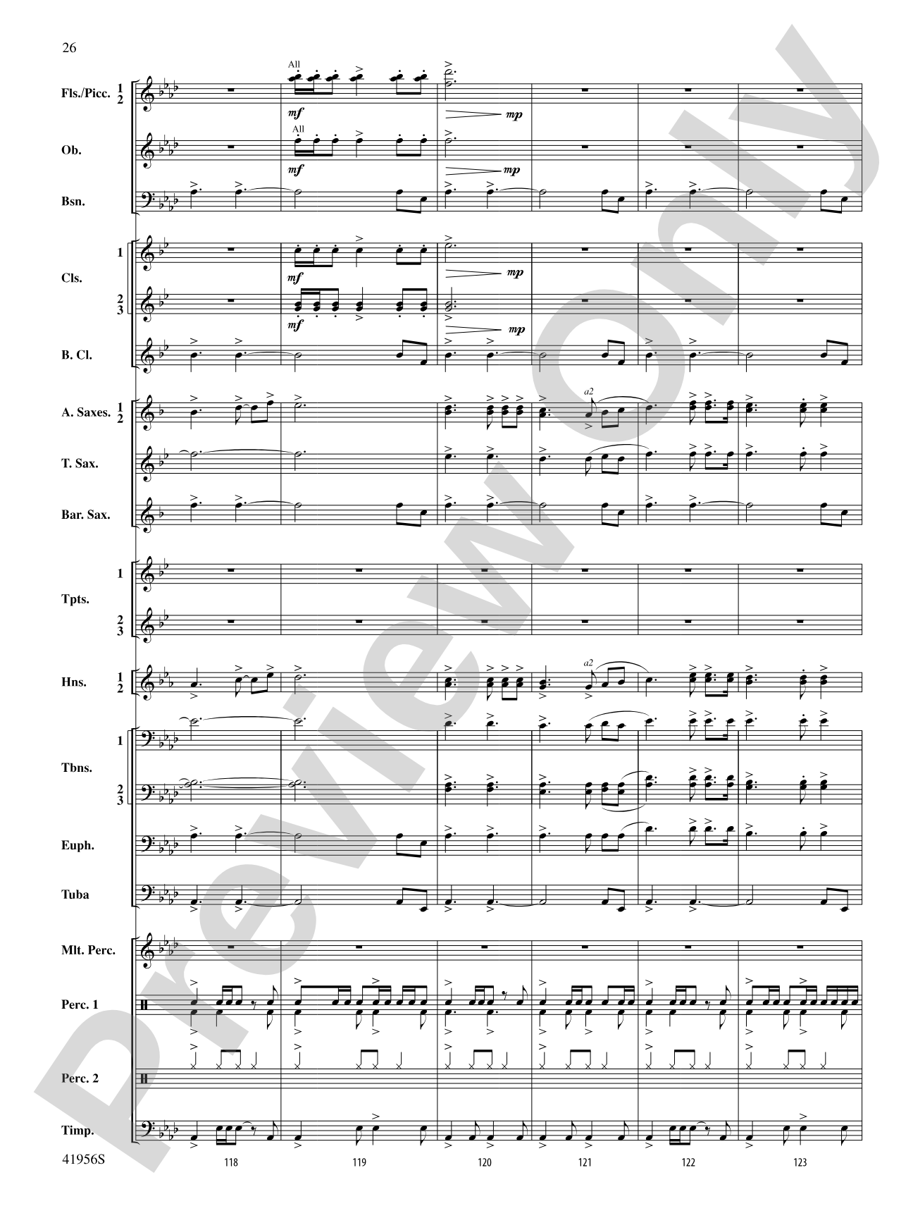 Momentum: Concert Band Conductor Score & Parts