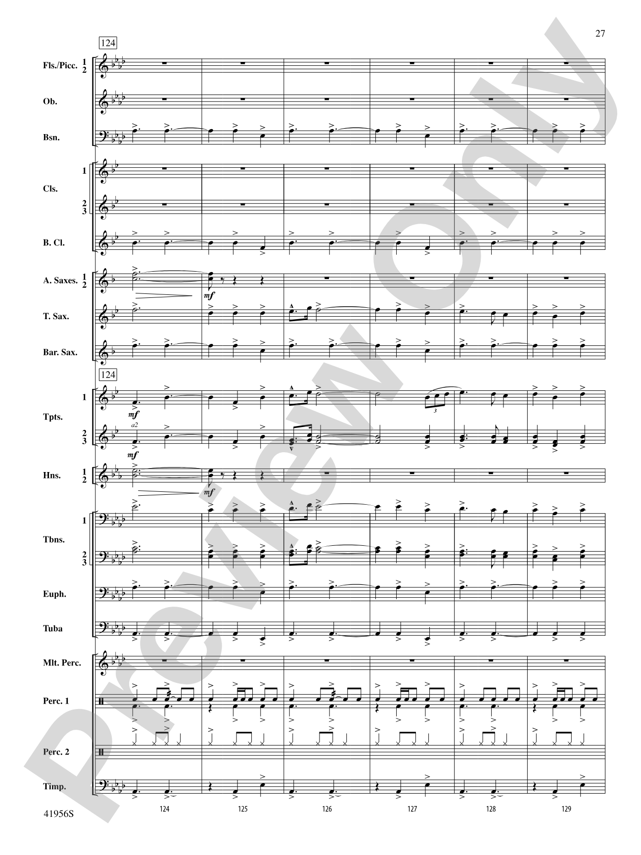 Momentum: Concert Band Conductor Score & Parts