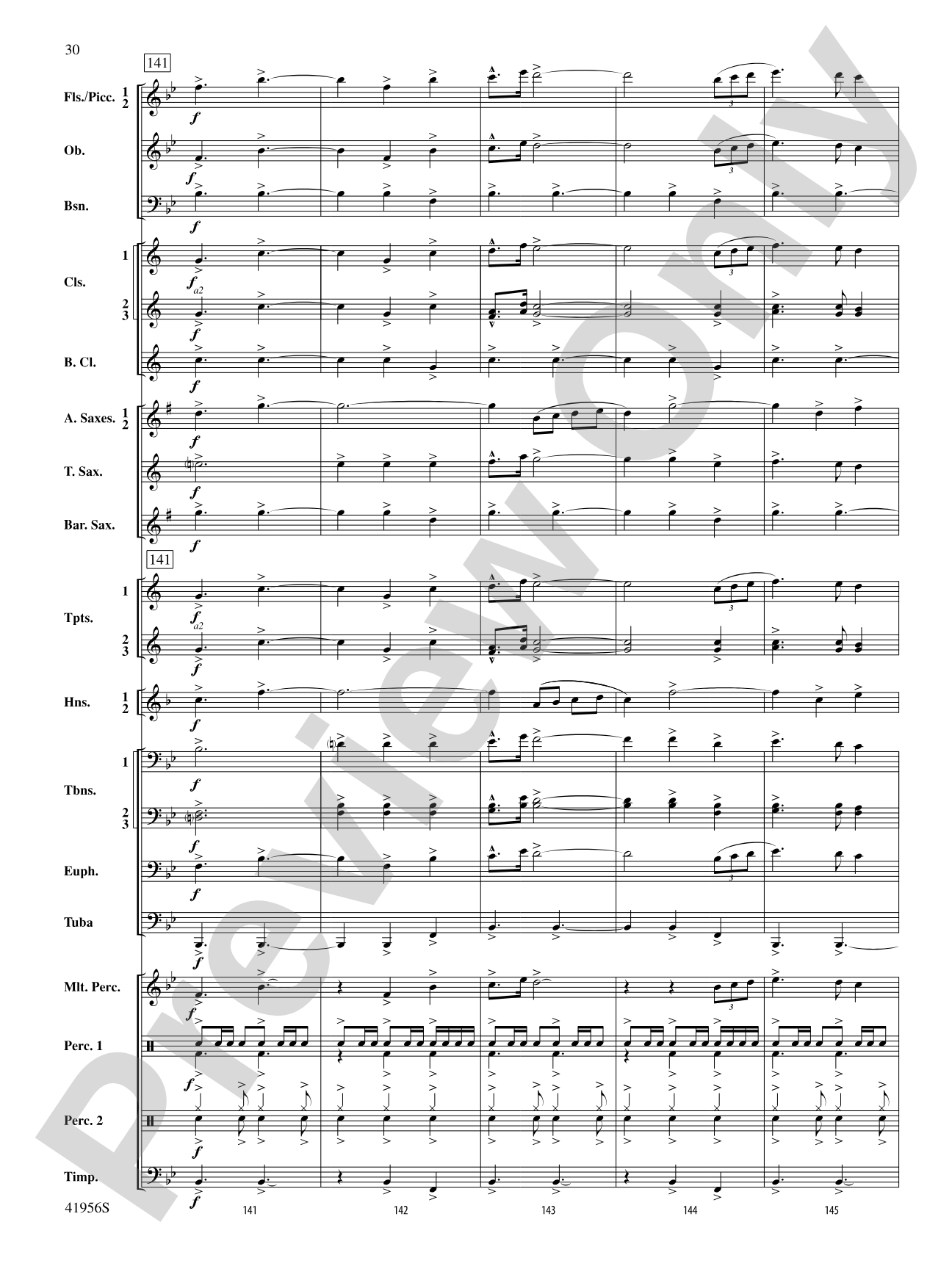 Momentum: Concert Band Conductor Score & Parts
