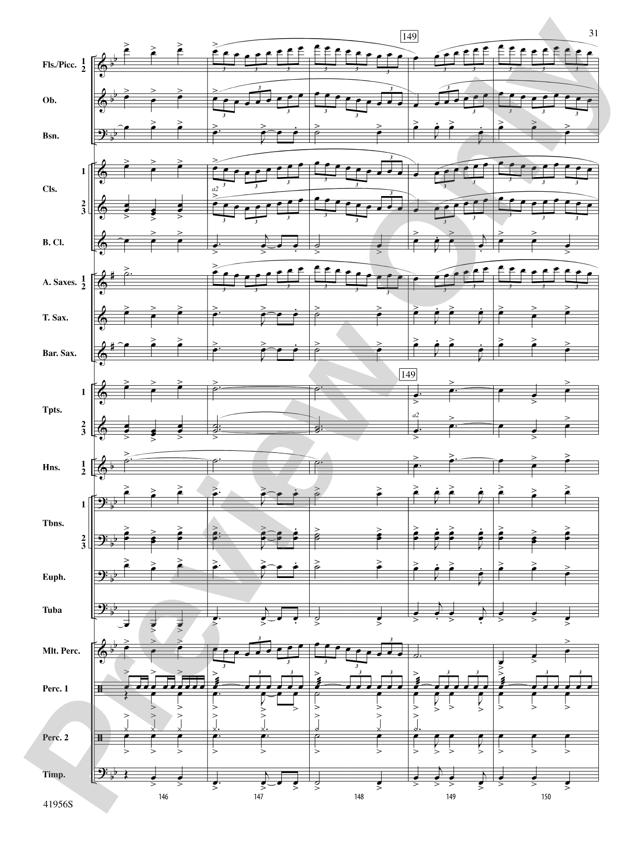 Momentum: Concert Band Conductor Score & Parts