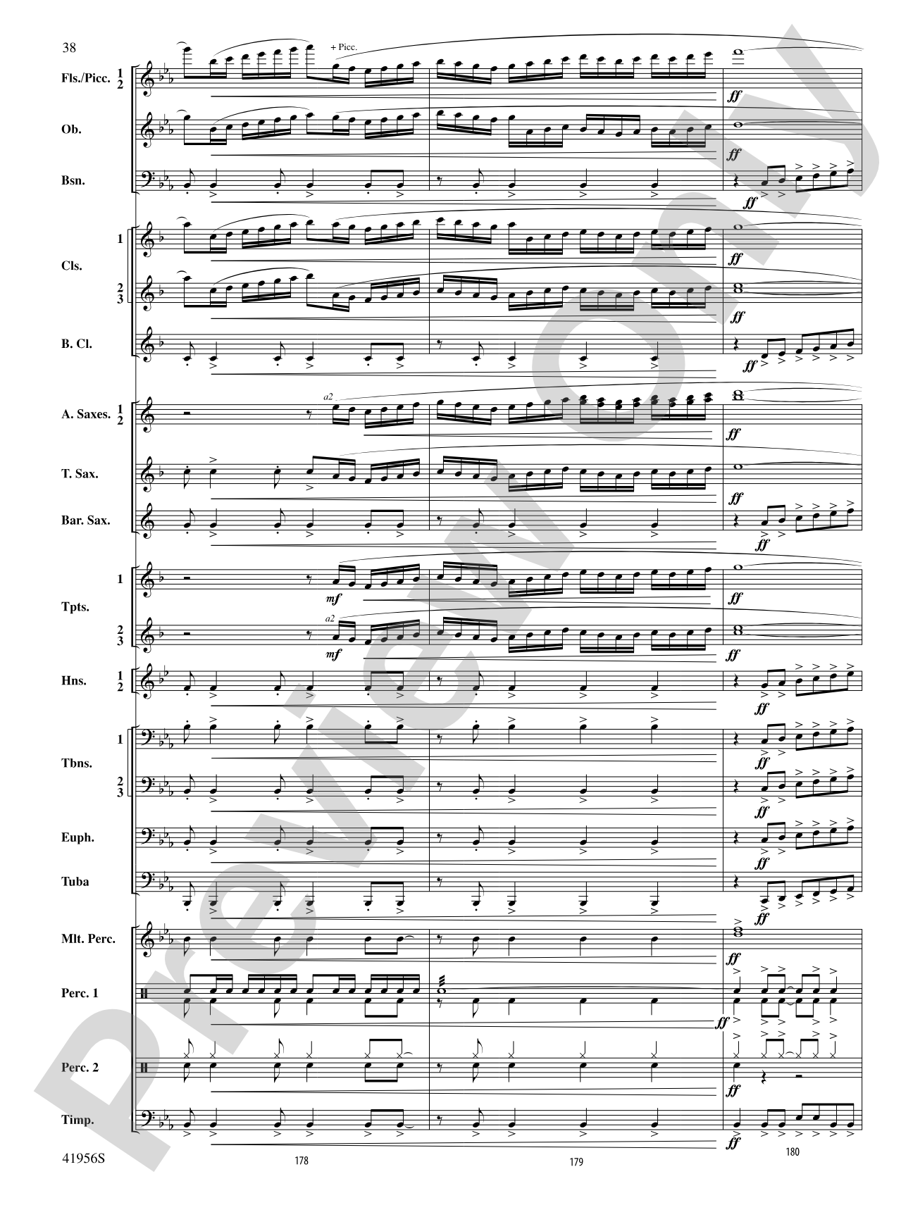 Momentum: Concert Band Conductor Score & Parts