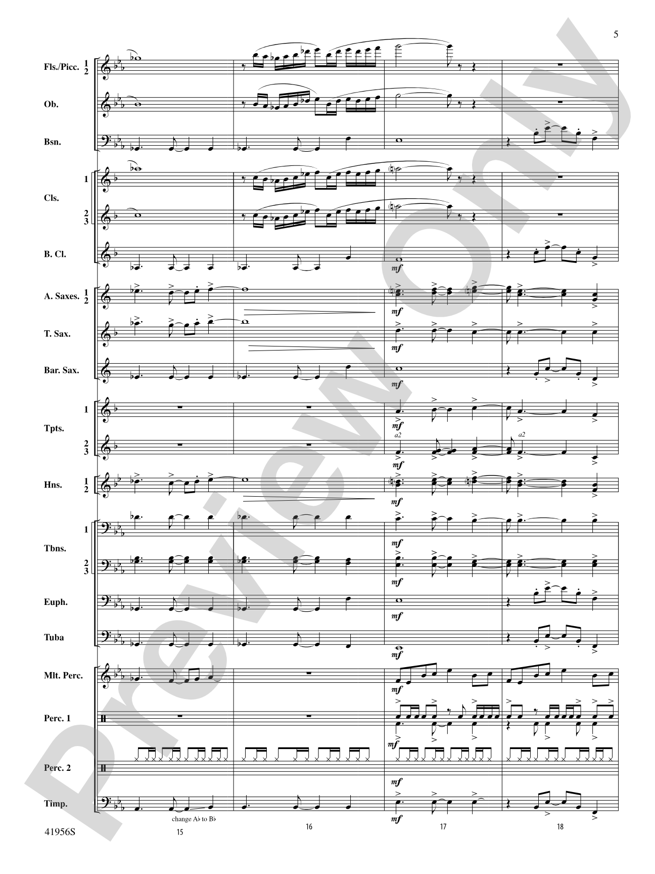 Momentum: Concert Band Conductor Score & Parts
