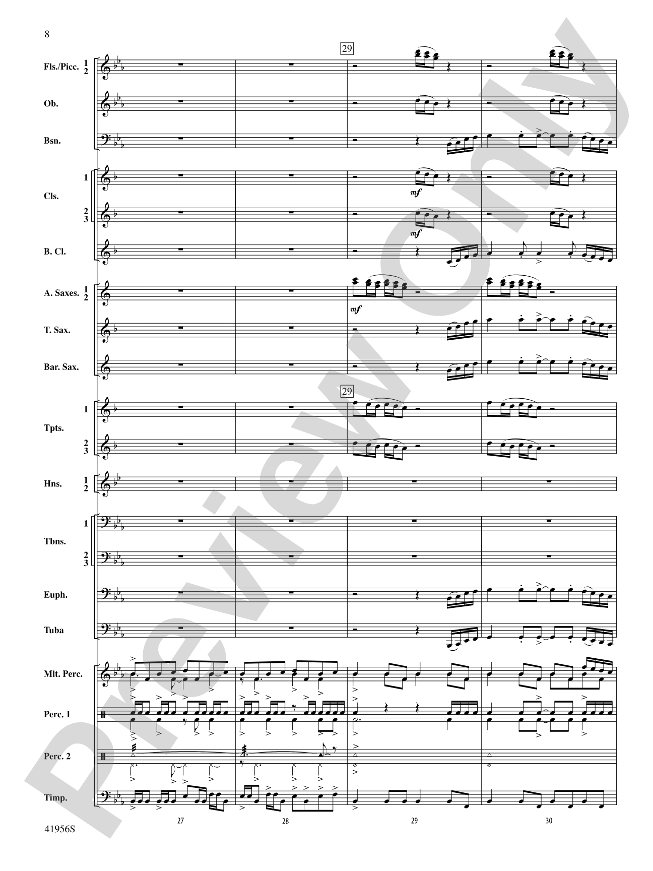 Momentum: Concert Band Conductor Score & Parts