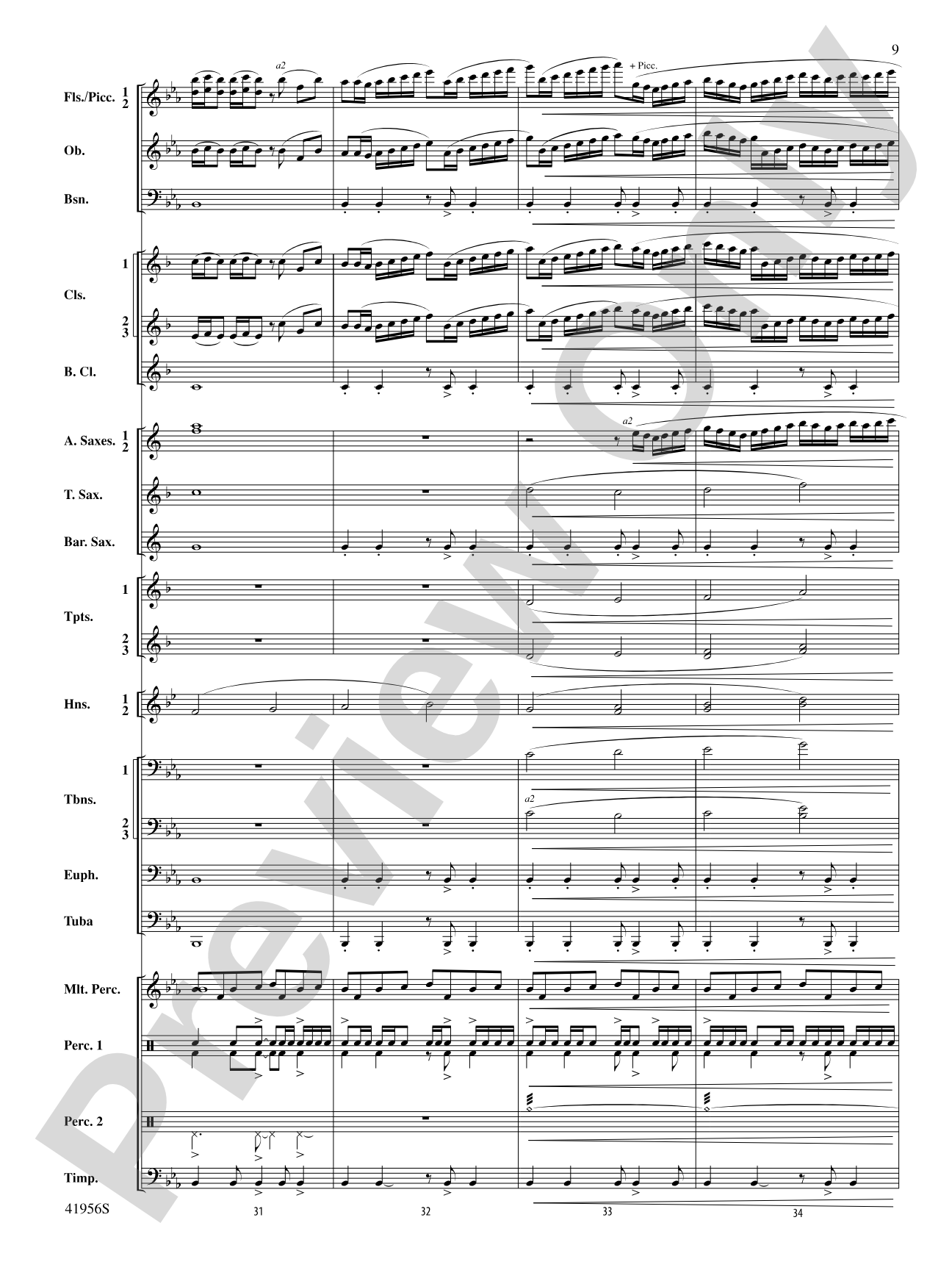 Momentum: Concert Band Conductor Score & Parts