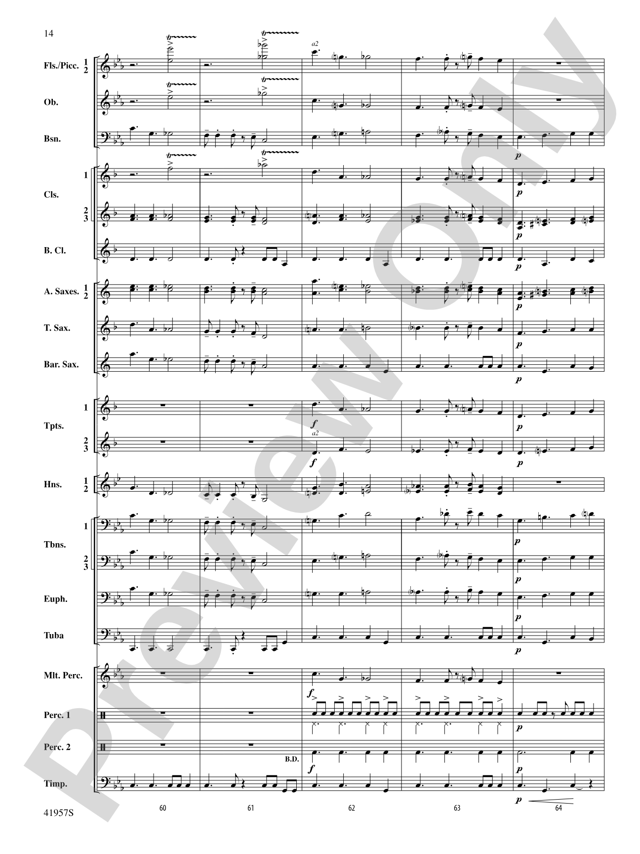 Runway Five: Concert Band Conductor Score & Parts