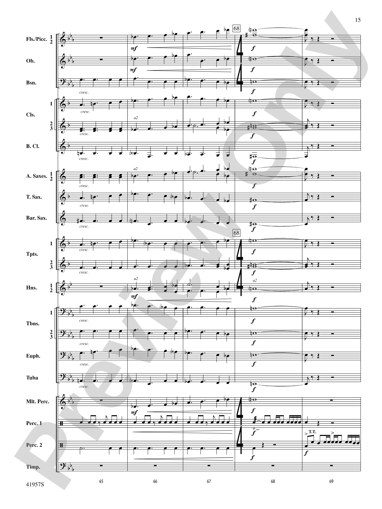 Runway Five: Concert Band Conductor Score & Parts