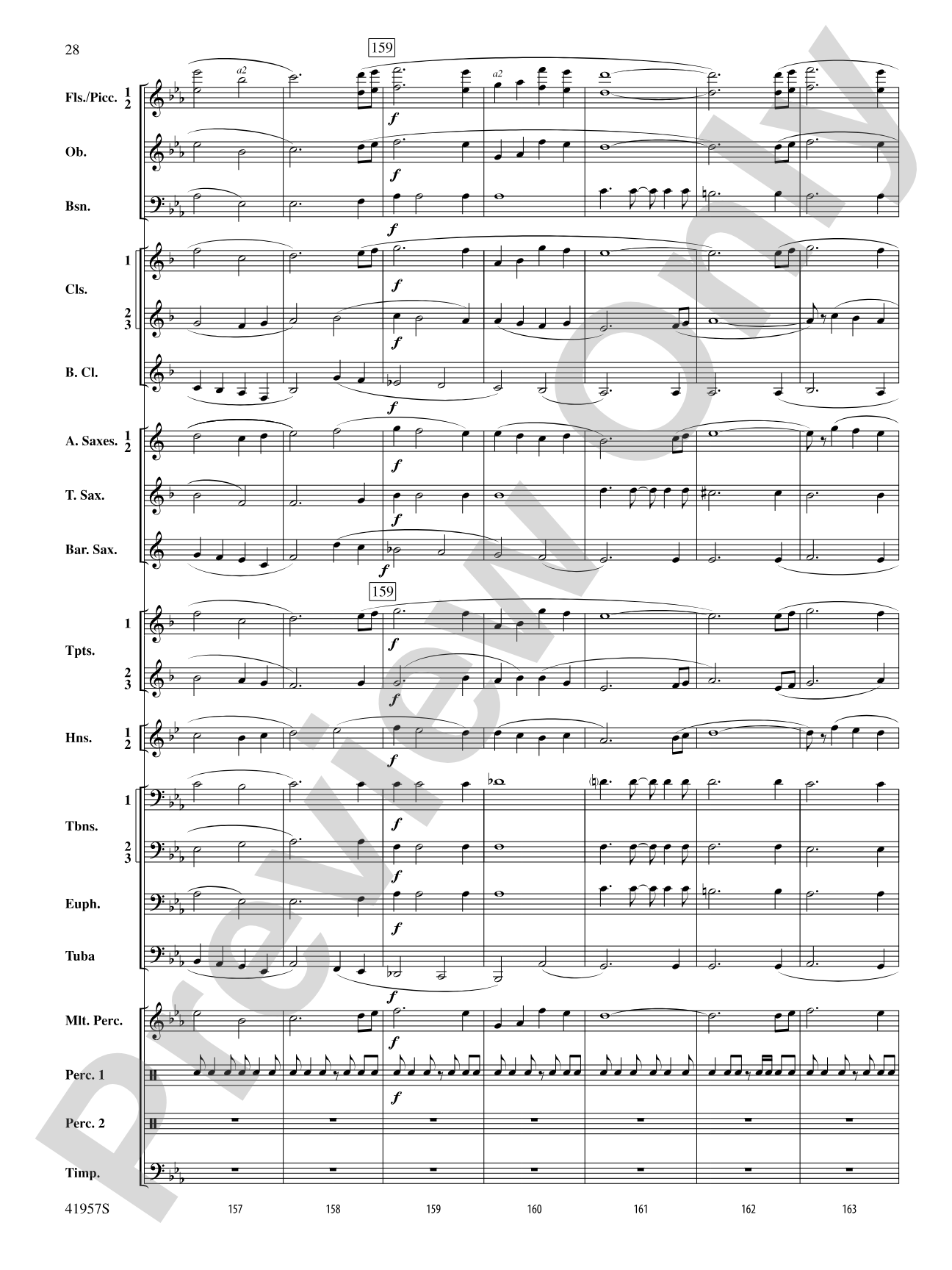 Runway Five: Concert Band Conductor Score & Parts