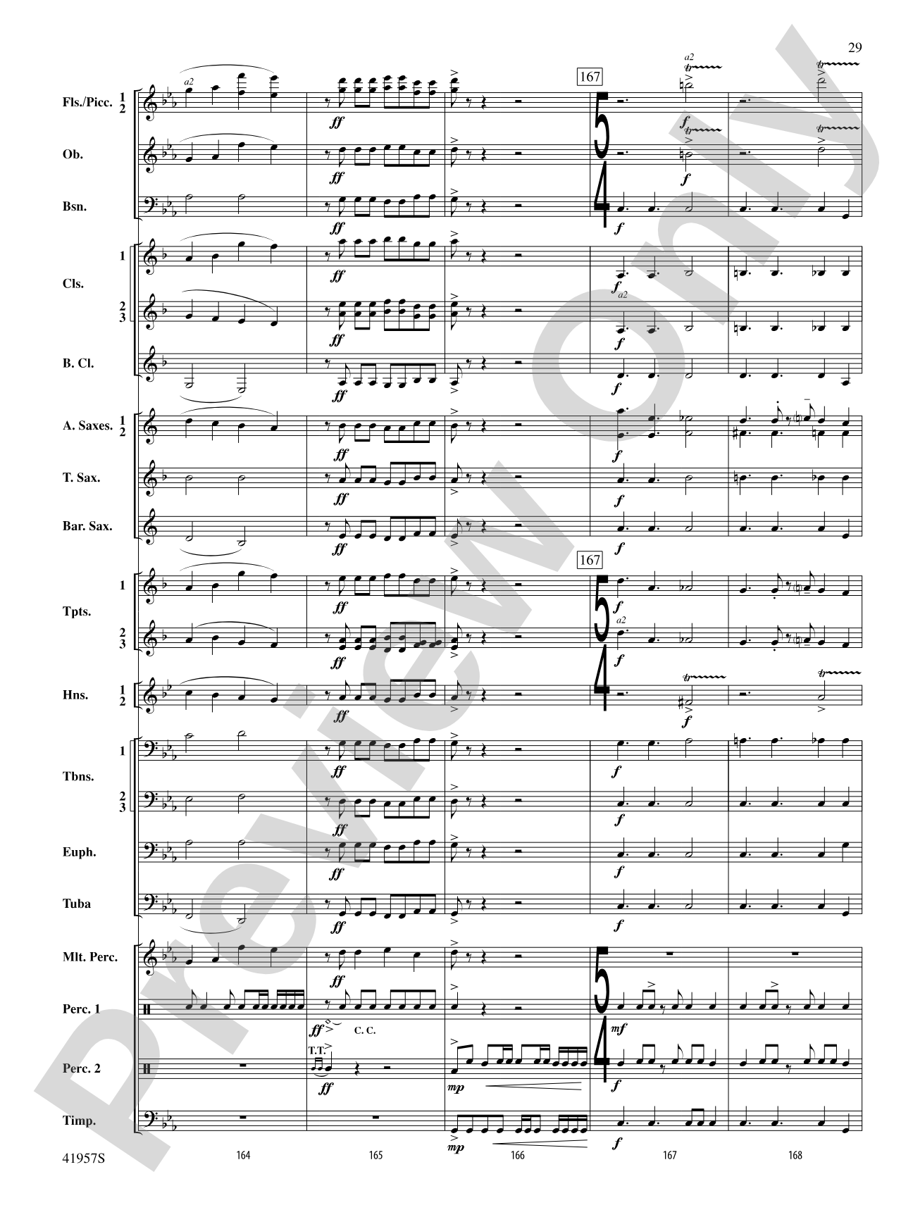 Runway Five: Concert Band Conductor Score & Parts