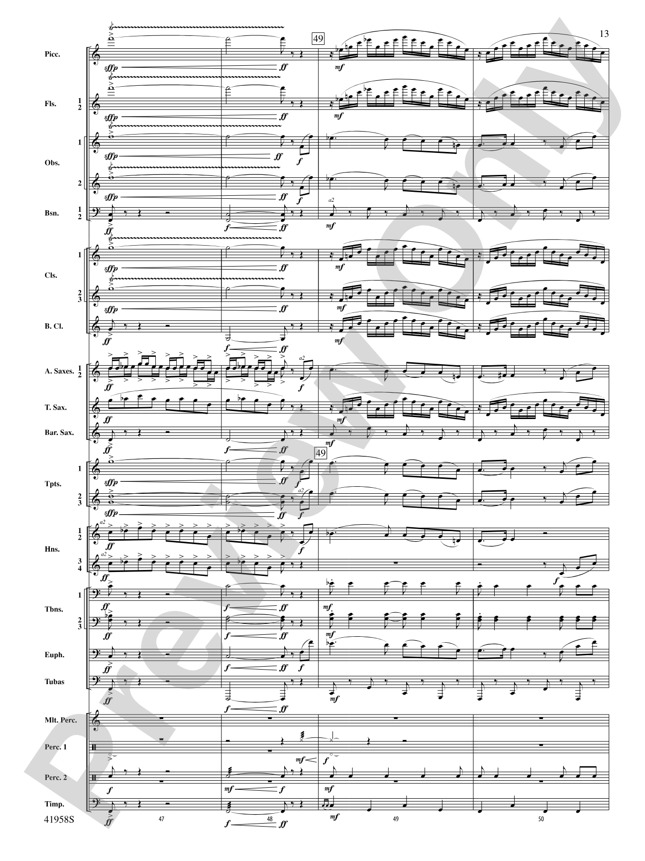 God's Country: Concert Band Conductor Score & Parts