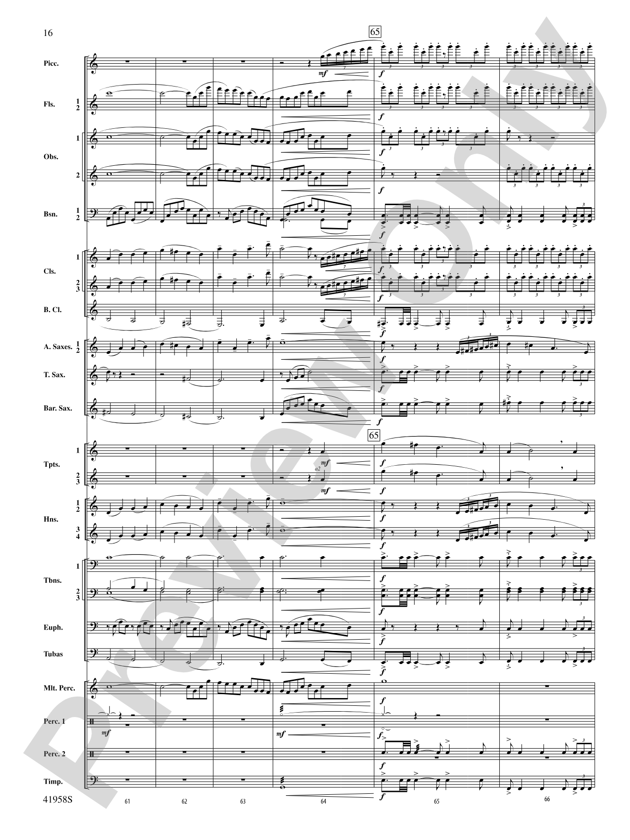 God's Country: Concert Band Conductor Score & Parts